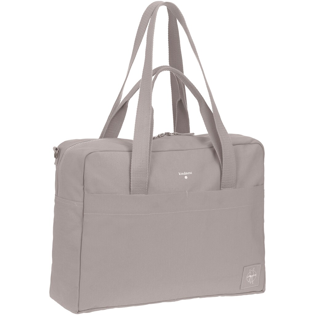 LÄSSIG Wickeltasche »Green Label, Cotton Essential Bag, taupe«