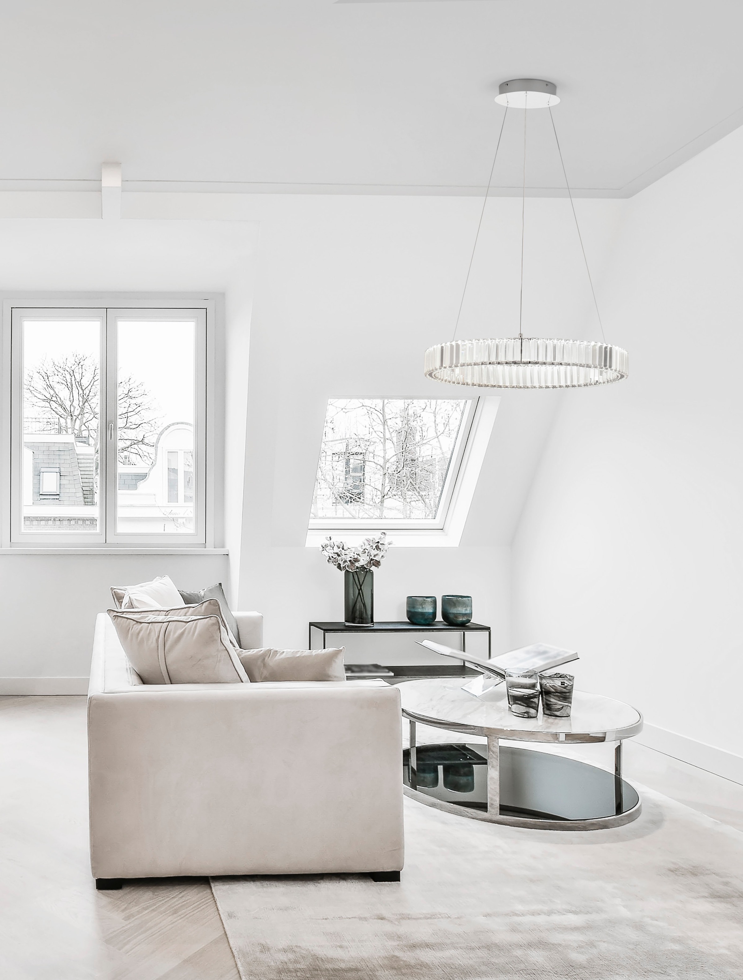 Nova Luce LED-Hängeleuchte »AURELIA«, 1 flammig, Leuchtmittel LED-Modul | LED fest integriert