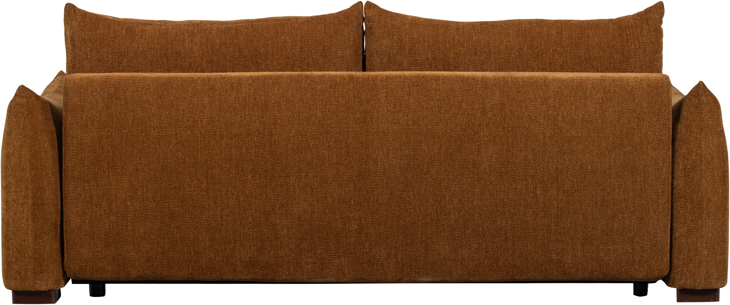 WOOOD Schlafsofa »Jonne Strukturbezug mit Schlaffunktion, H 92 x B 233 x T 105 cm« Tragkraft 220 kg, Sitzbreite 192 cm, Geringe Verschleißfestigkeit