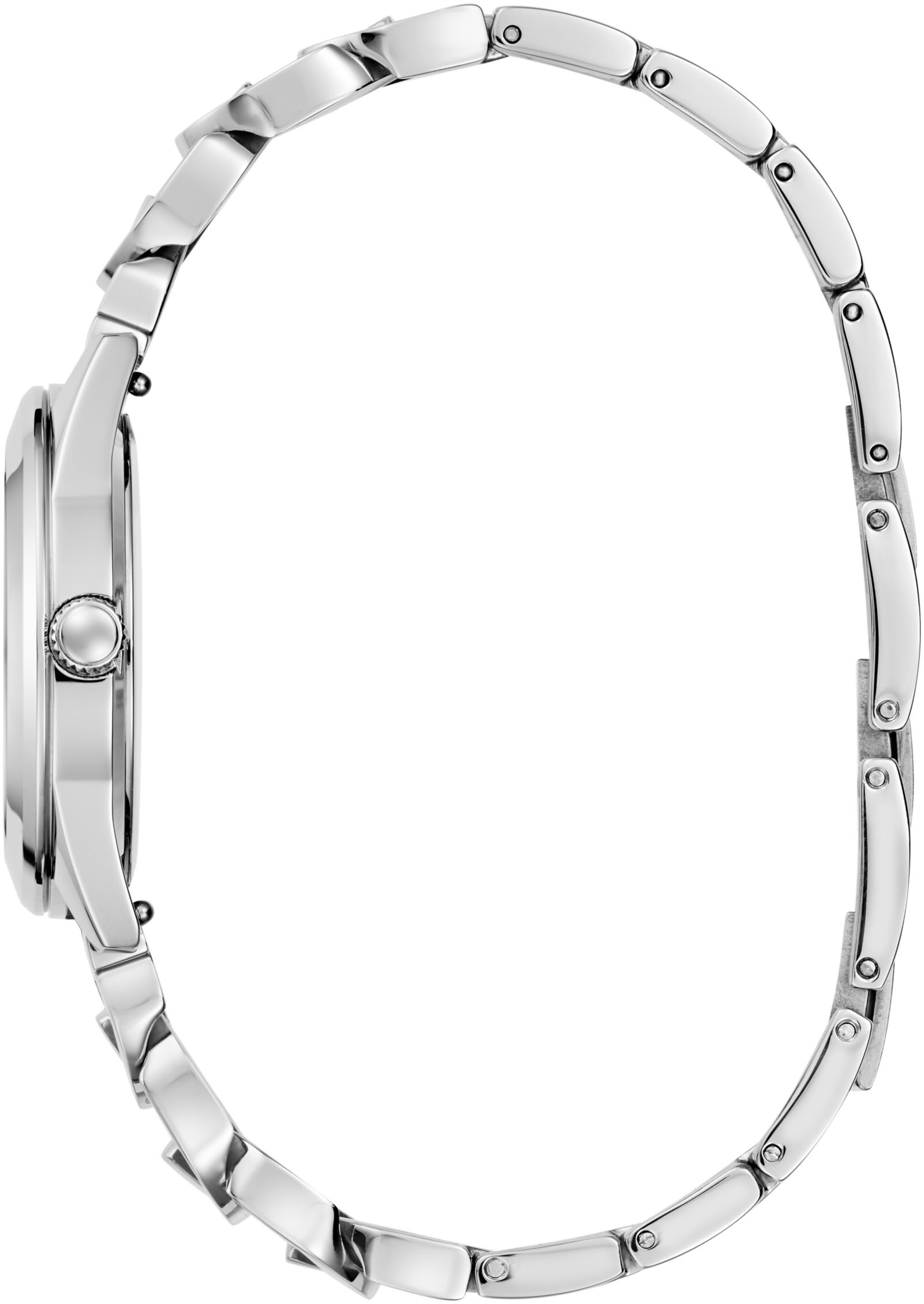 Guess Quarzuhr »SERENA«, (Set, 2 tlg., mit Wechselarmband aus Silikon), Armbanduhr, Damenuhr, Edelstahlarmband, Geschenkidee
