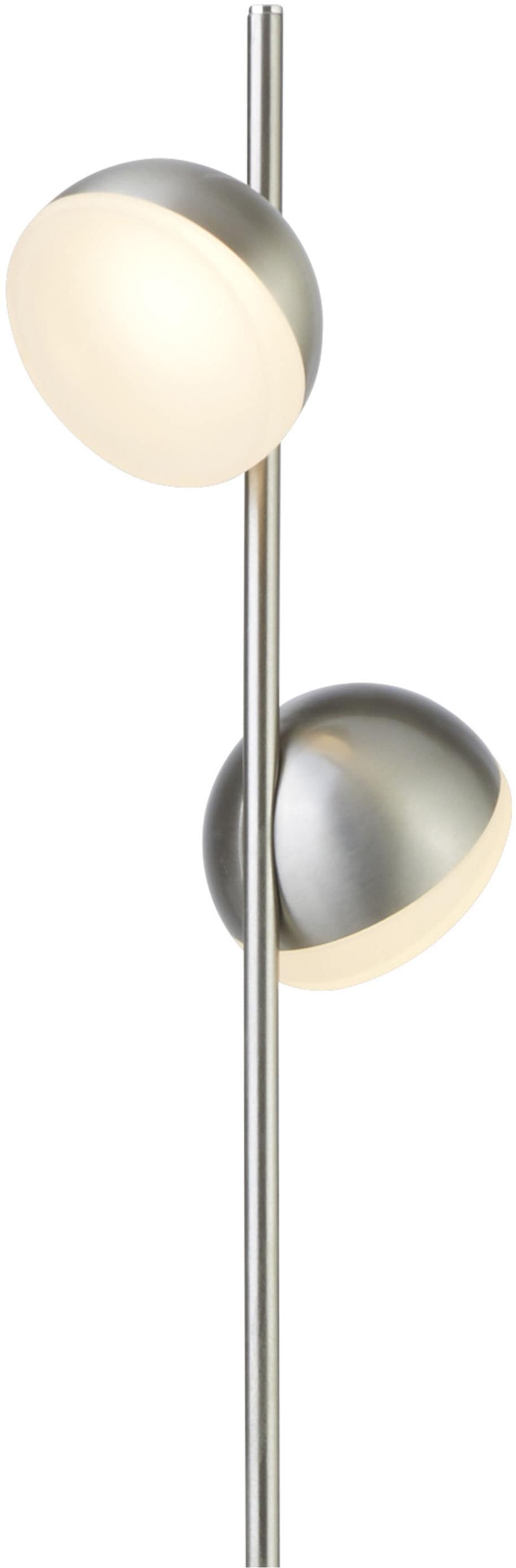 Searchlight Stehlampe »Tully 2Lt Stehleuchte - Satinsilber« LED-Modul 1 Stk.