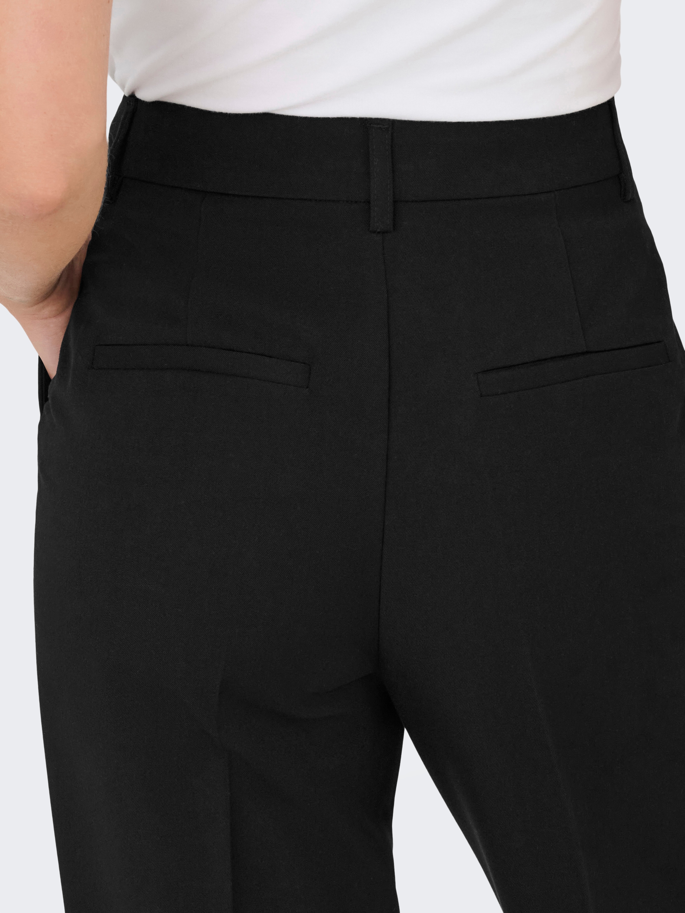 ONLY Anzughose »ONLHATTIE-LANA HW W MEL PANT TLR NOOS«  Materialmix