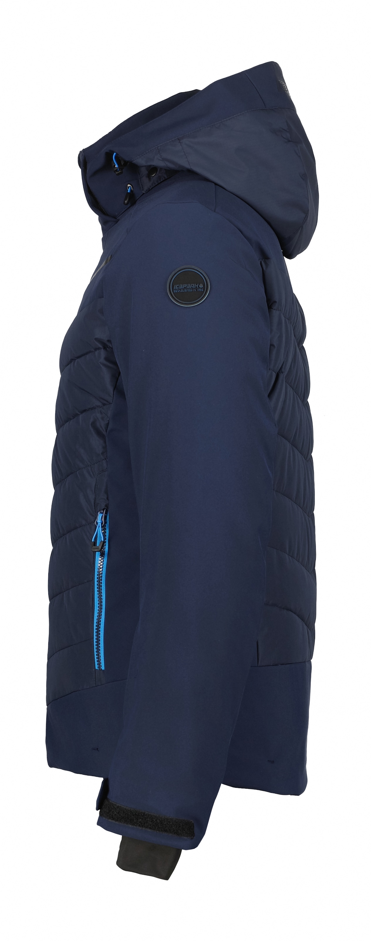 Icepeak Softshelljacke »ICEPEAK FREMONT«, (1 St.), mit Kapuze, mit dezenten Logoschriftzügen und Patch am Oberarm