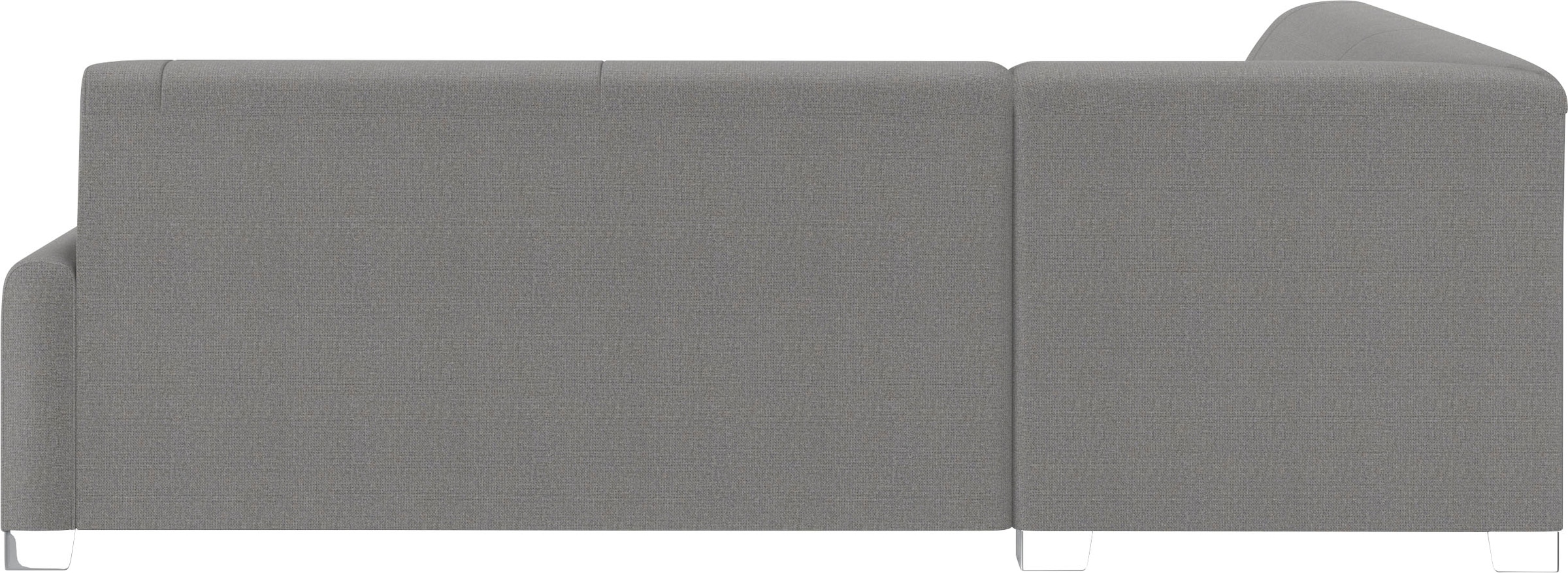 DOMO collection Ecksofa »Anzio in kubischer Formensprache, flache Armlehnen, L-Form«, Wahlweise mit Bettfunktion und Federkern für hohen Sitzkomfort