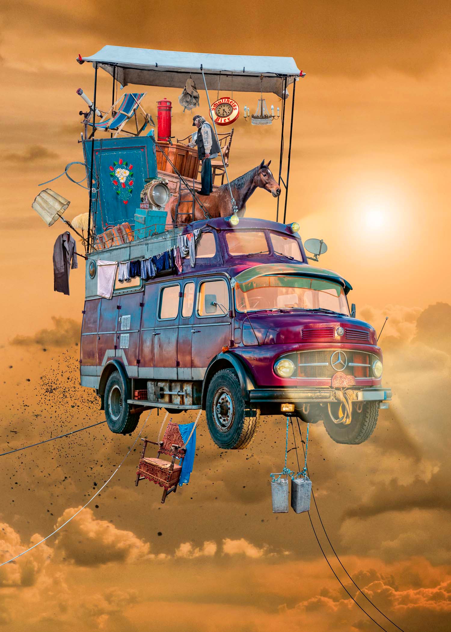 HEYE Puzzle »Mobile Home, Fly High!«, Made in Germany