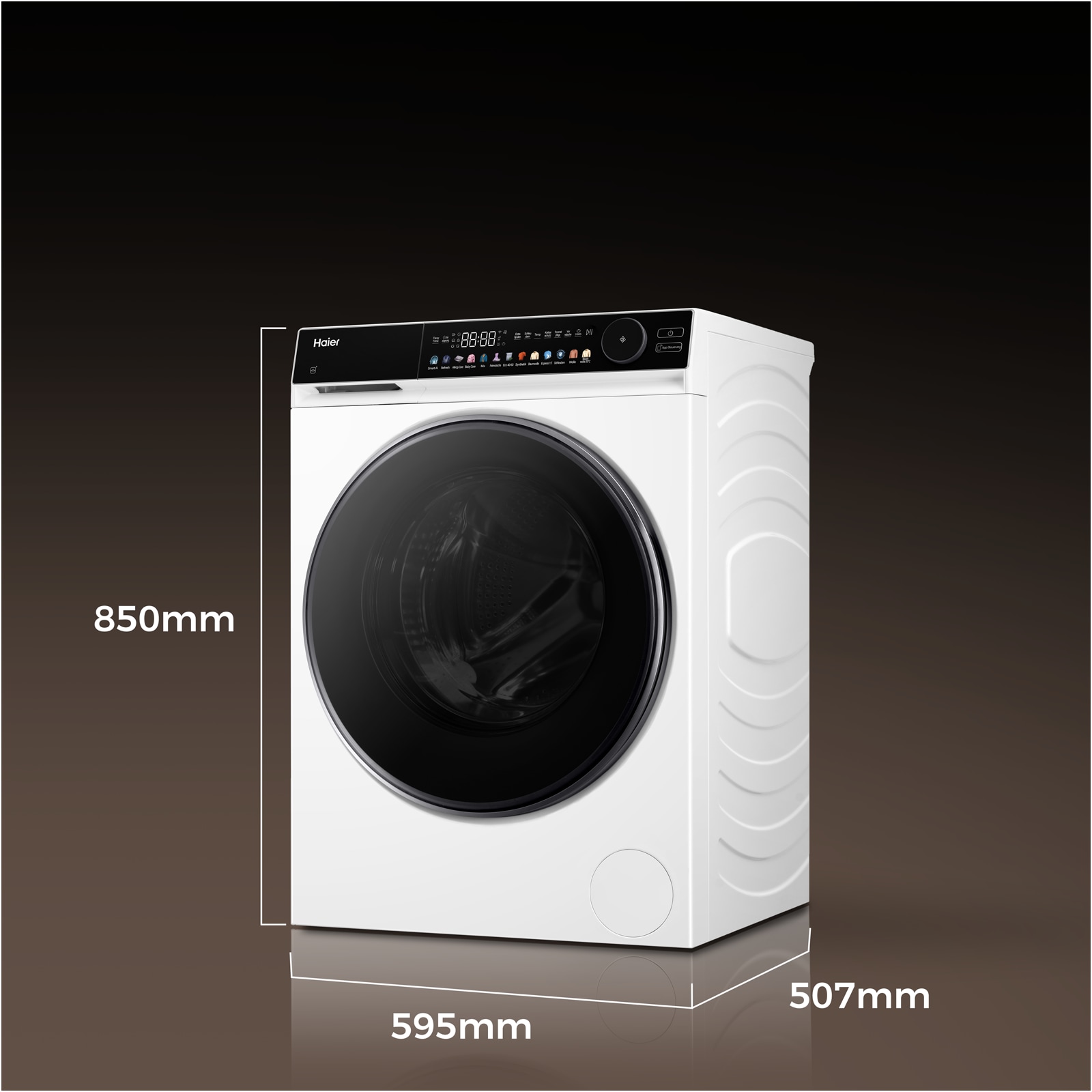 Haier Waschmaschine G7 Serie »HW90-B14667TU1« 9 kg 1400 U/min Flüsterleiser Direct Motion Motor