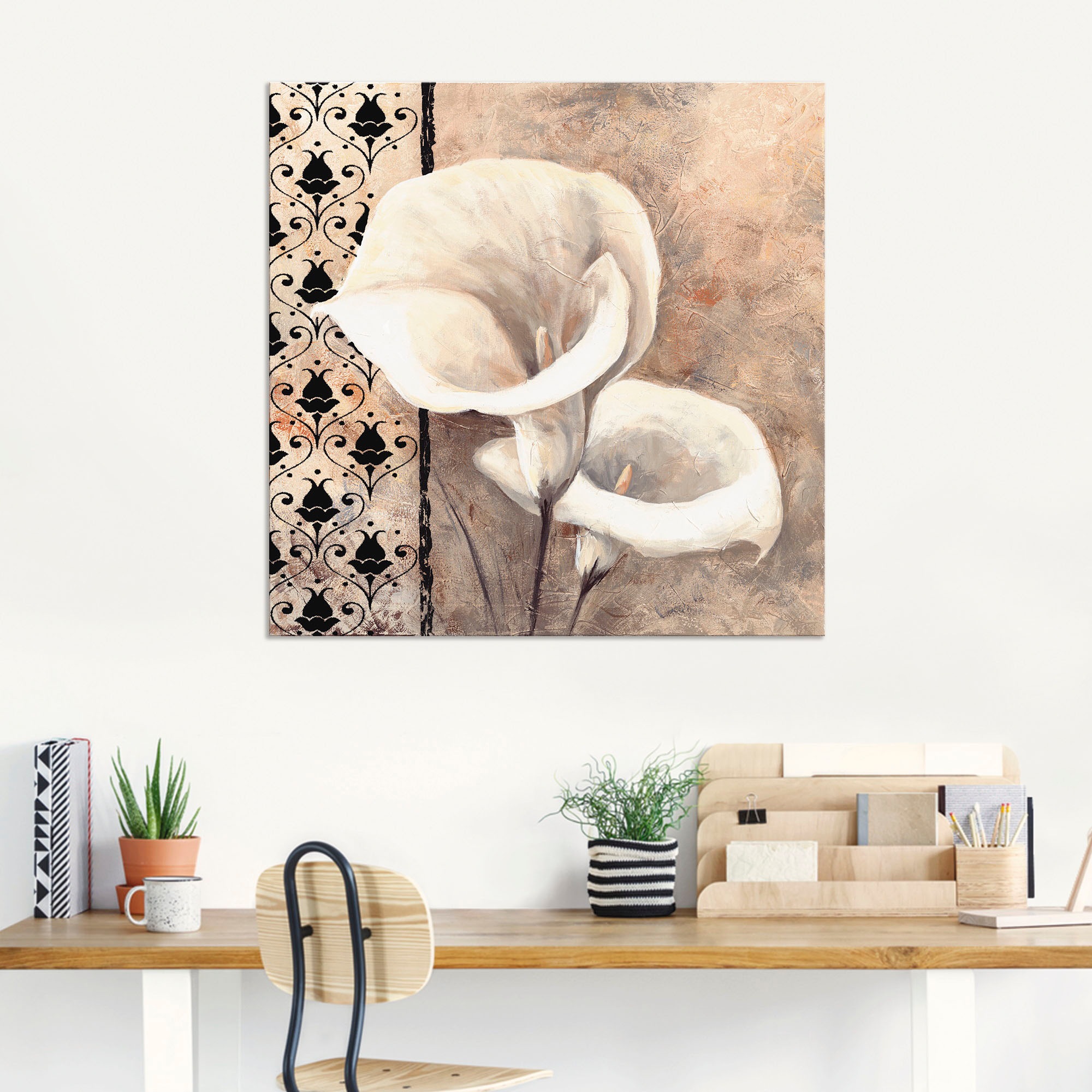 Artland Wandbild »Klassische Callas«, Blumenbilder, (1 St.), als Alubild, Outdoorbild, Leinwandbild, Poster in verschied. Größen