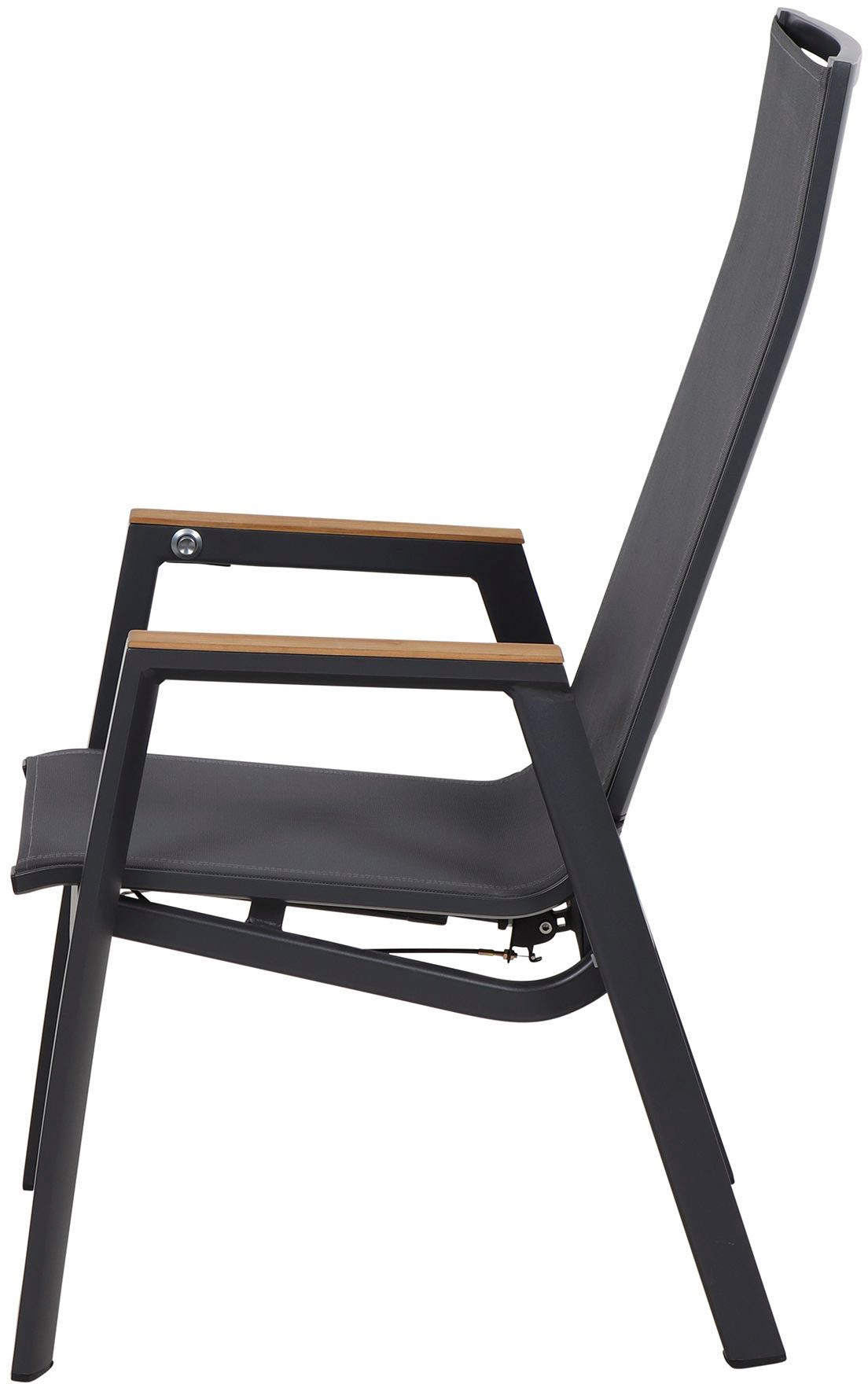Siena Garden Garten-Essgruppe »Rondo«, (Set, 5 tlg.), bestehend aus 4 Sesseln und 1 Tisch