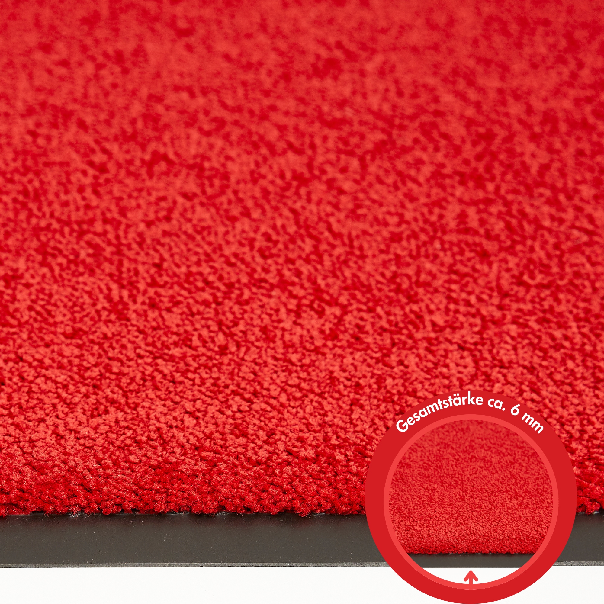 Andiamo Fußmatte »Verdi, Made in Netherlands«, rechteckig, 6 mm Höhe, Schmutzfangmatte, auch für überdachten Außenbereich geeignet, waschbar