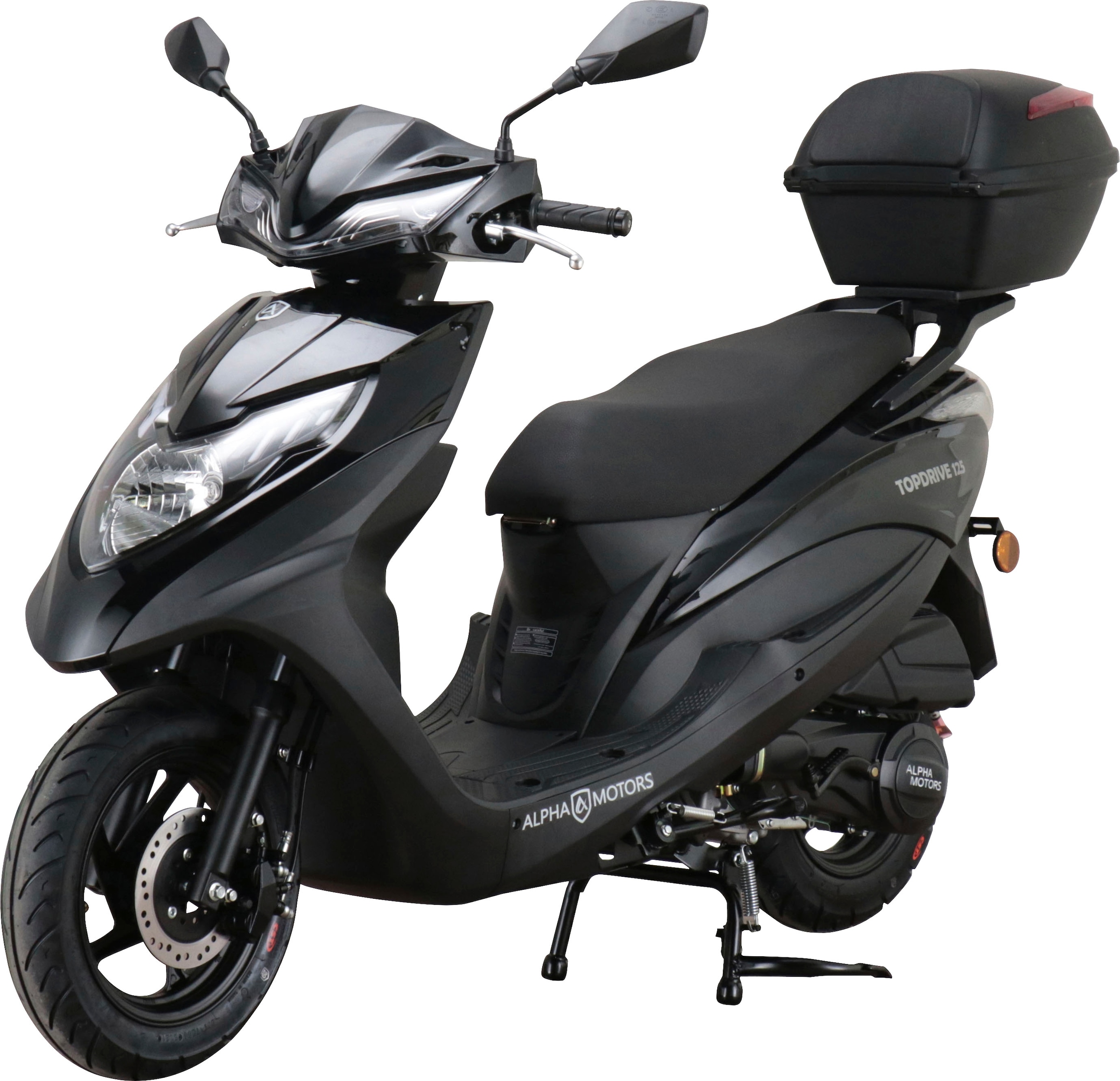 Alpha Motors Motorroller »Topdrive«, 125 cm³, 85 km/h, Euro 5, 8,56 PS, (mit Topcase), mit USB-Anschluss