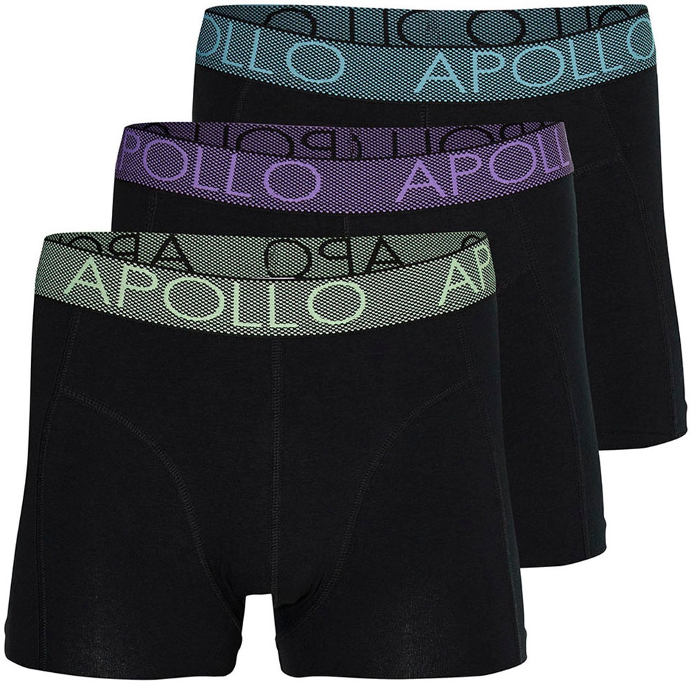 Apollo Boxer »MEN BOXERSHORTS«, (3er Pack), mit hohem Baumwollanteil, elast günstig online kaufen