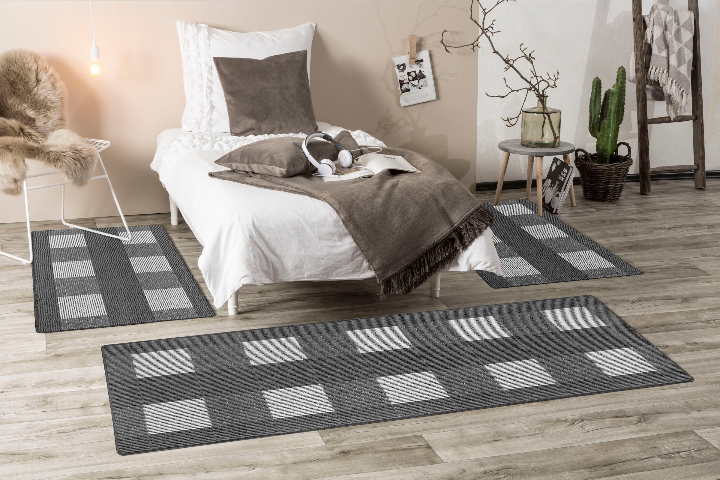 Andiamo Bettumrandung »Dijon, Made in Netherlands«, (3 tlg.), modernes Desi günstig online kaufen