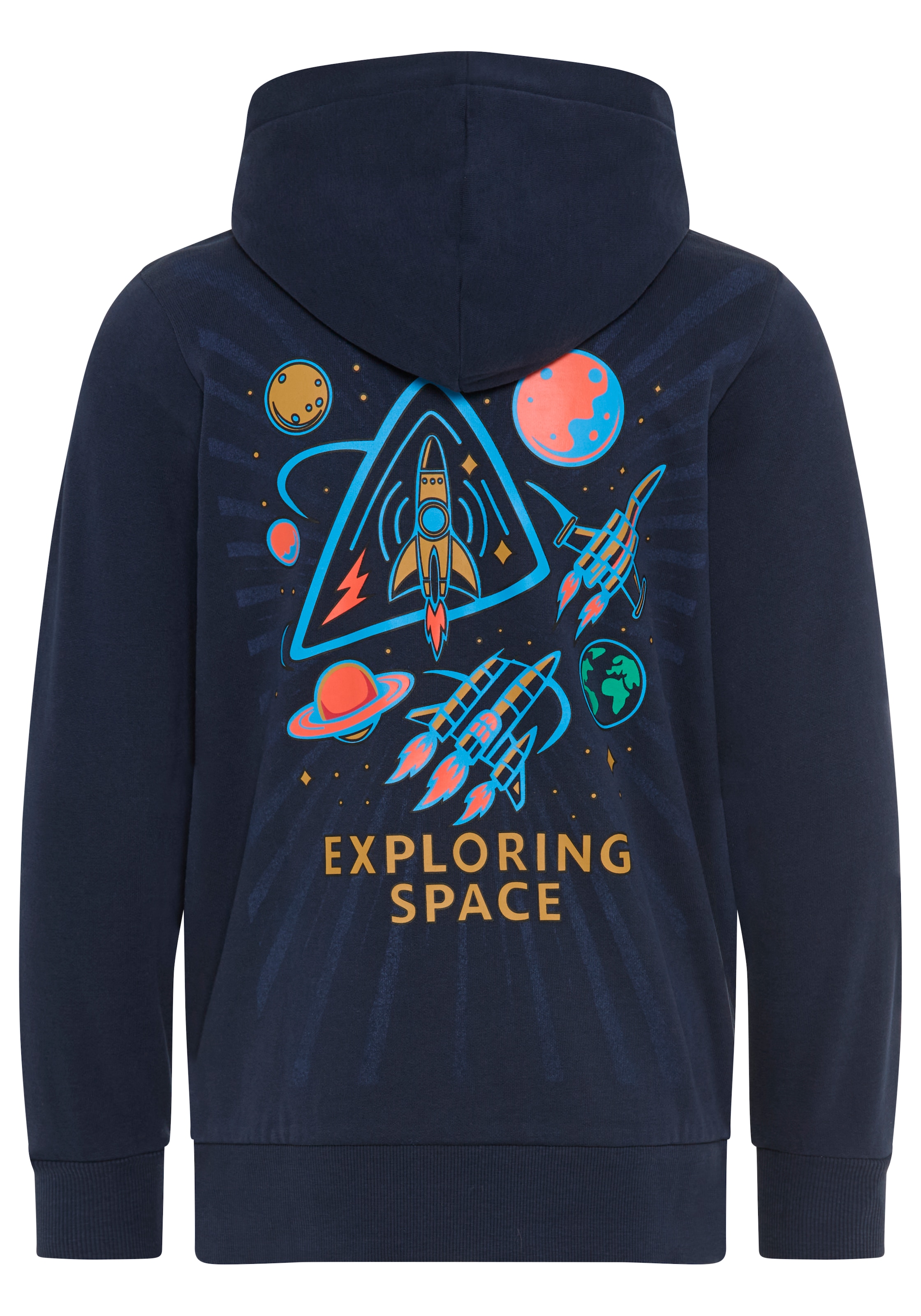 Scout Kapuzensweatshirt »Hoodie mit großem Frontdruck - NEU von SCOUT«, mit Kapuze, mit Kängurutasche, für Jungen

