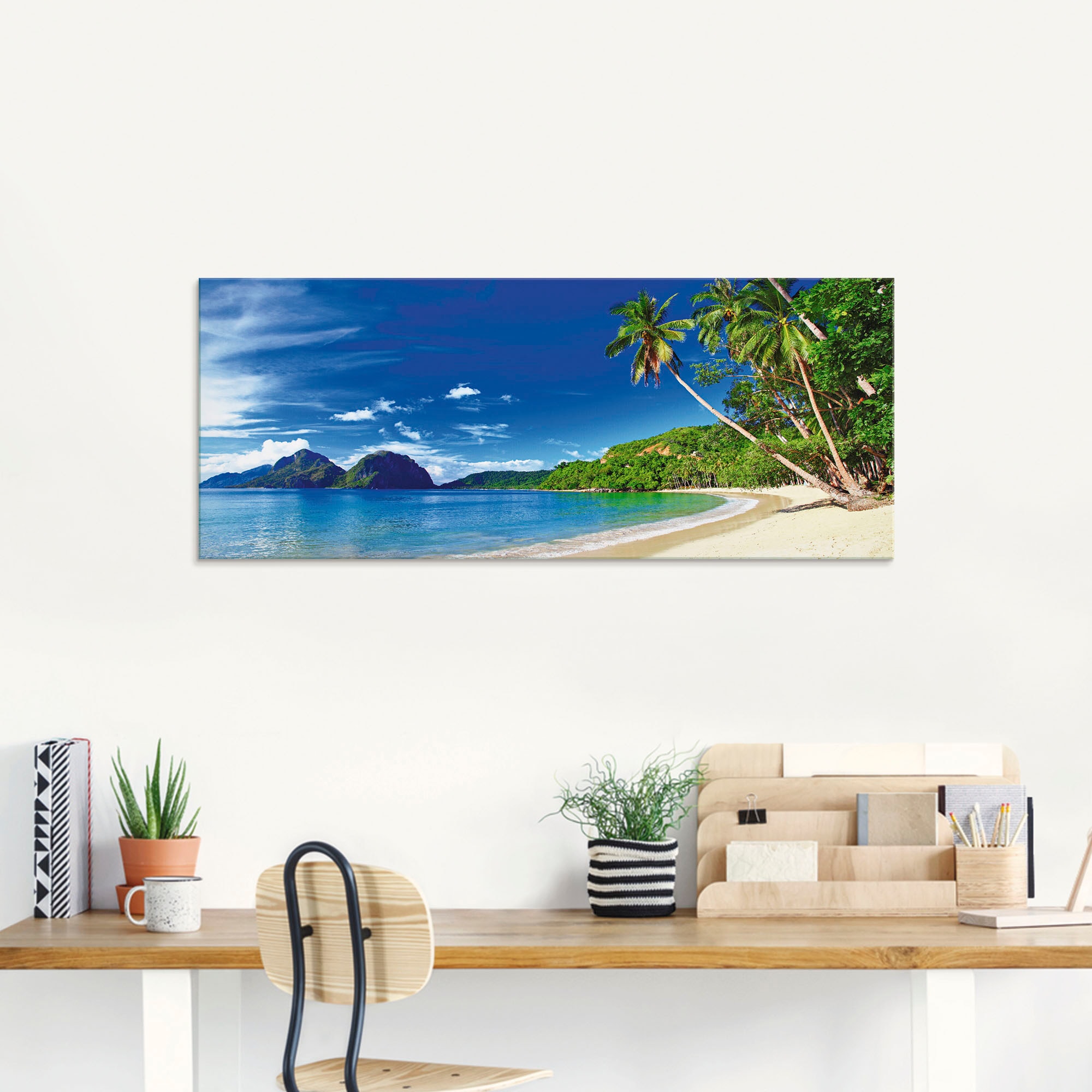 Artland Glasbild »Paradies« Küste 1 tlg. in verschiedenen Größen günstig online kaufen