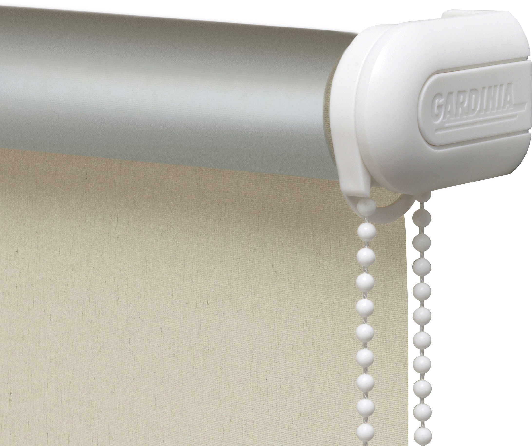 GARDINIA Seitenzugrollo »Uni-Rollo - Thermo Energiesparend«, verdunkelnd, energiesparend-Sichtschutz, mit Bohren, freihängend, Abschlussprofil in weiß