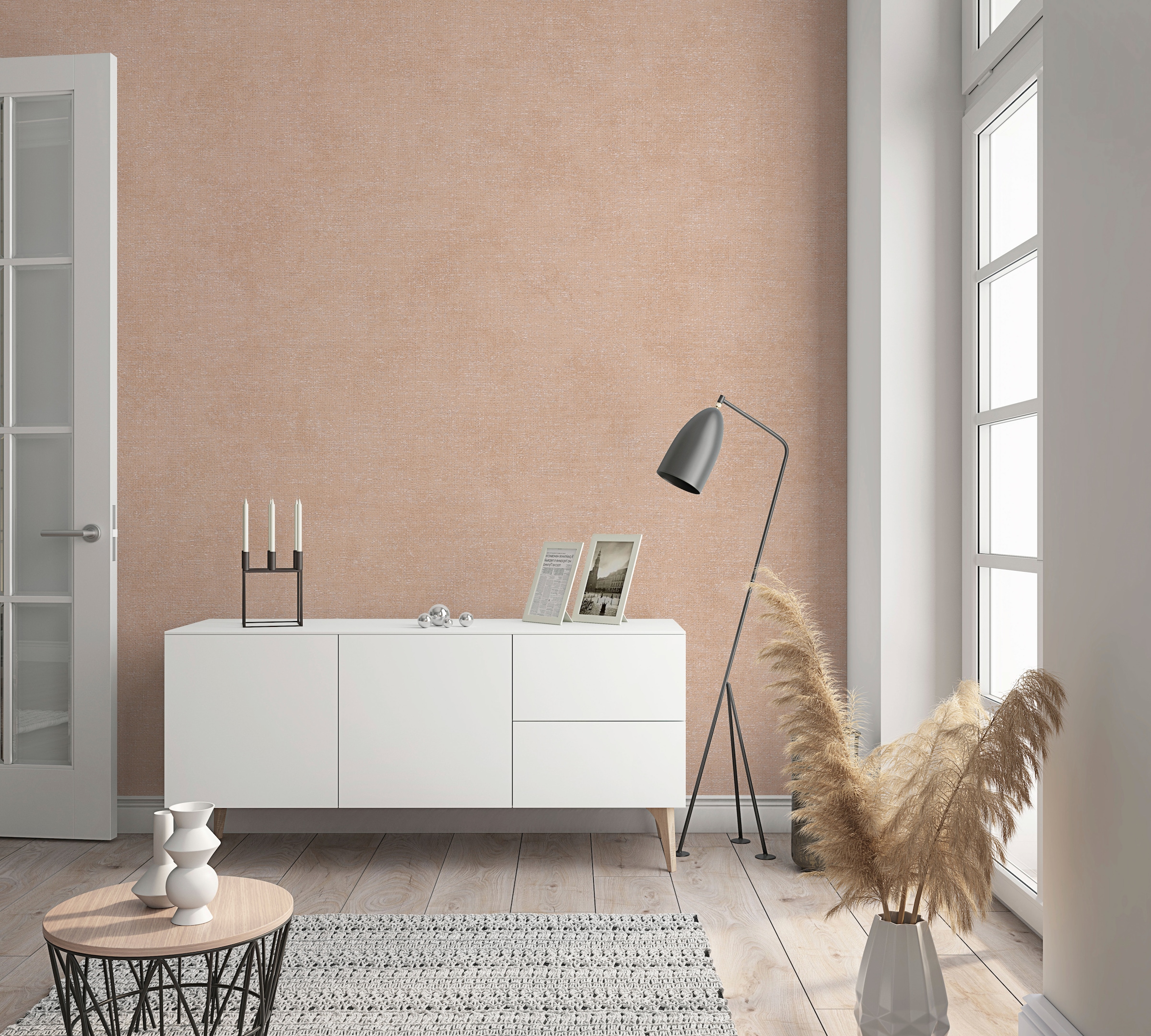 Marburg Vliestapete, uni, moderne Tapete für Wohnzimmer Schlafzimmer Küche