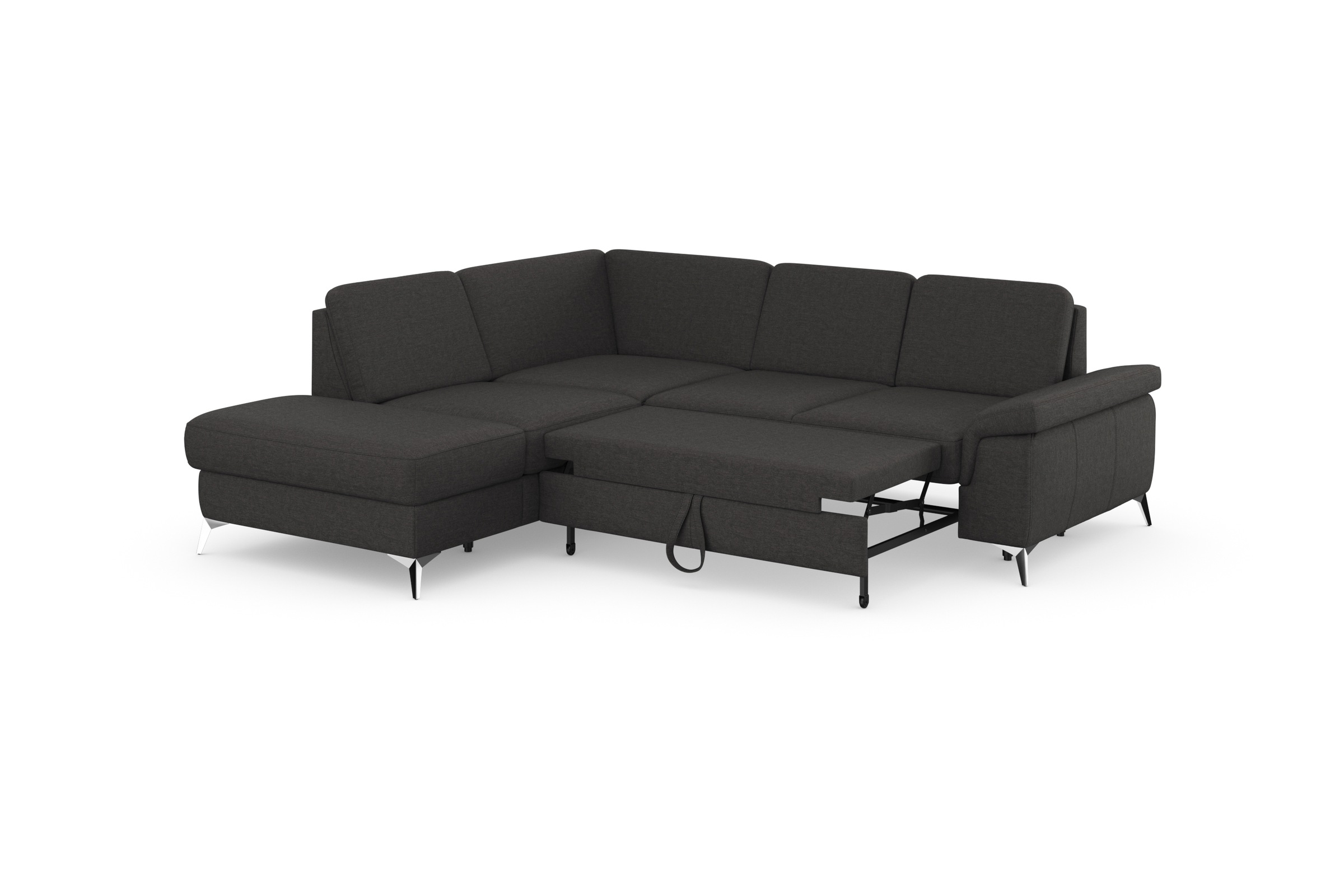 sit&more Ecksofa »Padua L-Form«, inklusive Sitztiefenverstellung, Armteilfunktion und Federkern