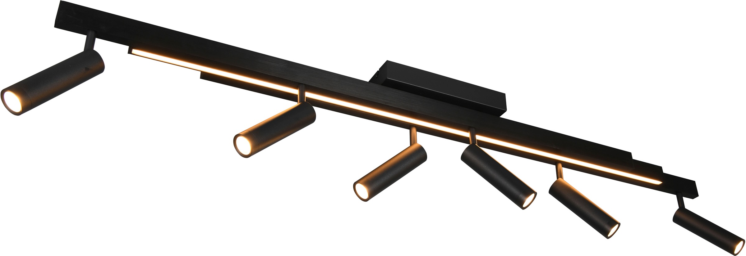 TRIO Leuchten LED Deckenleuchte »ZENO ausziehbare LED Deckenlampe mit 6 ver günstig online kaufen