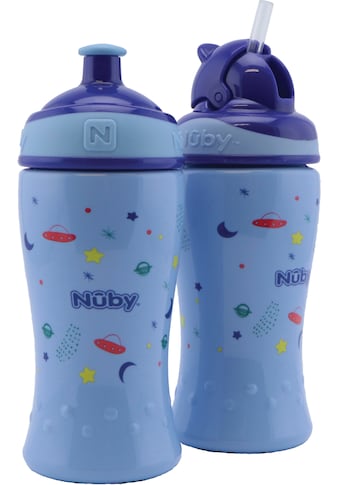 Nuby Trinkflasche »blau«, (Set, 2 tlg.) kaufen