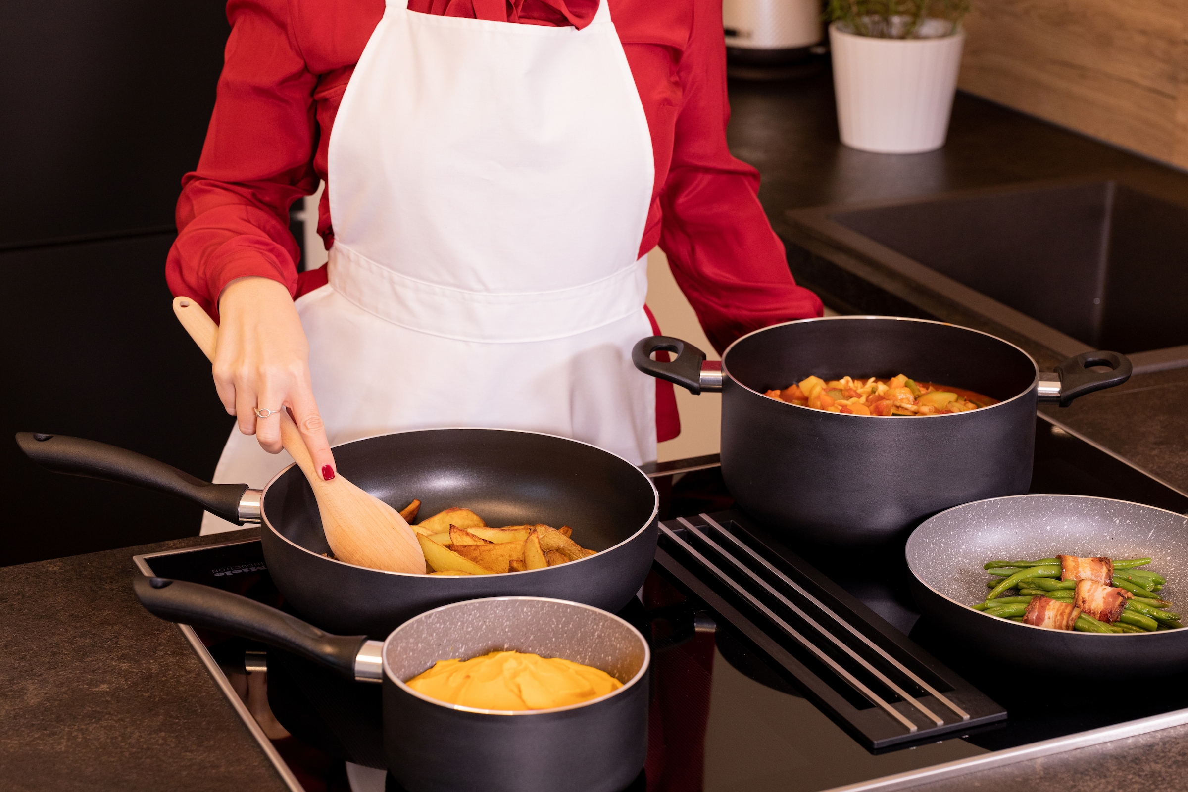 MÄSER Topf-Set »Kochtopf-Set Izar, Aluminium« Aluminium Set, 6 Stk. tlg.