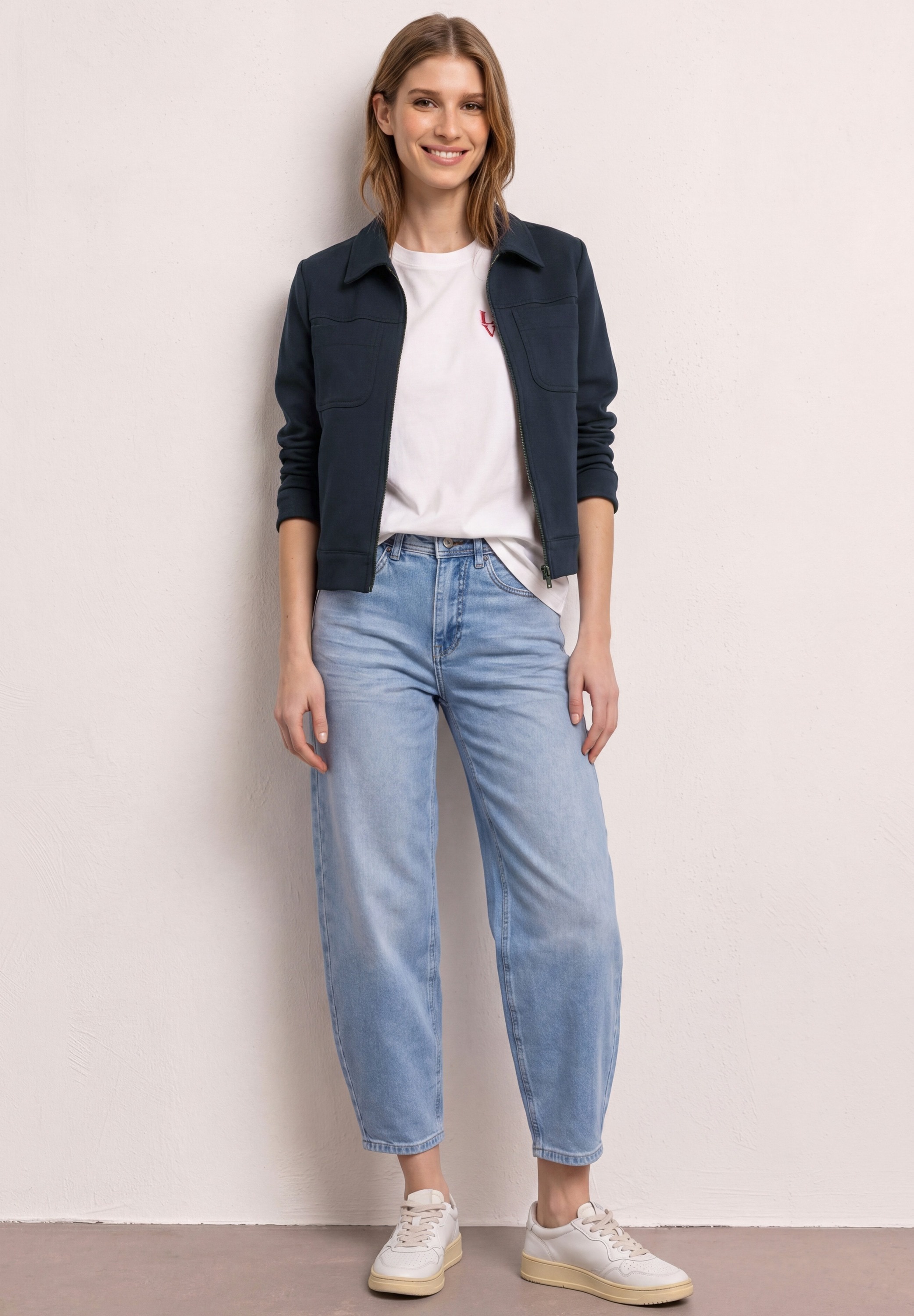 STREET ONE Blouson ohne Kapuze mit Zipper und Brusttaschen