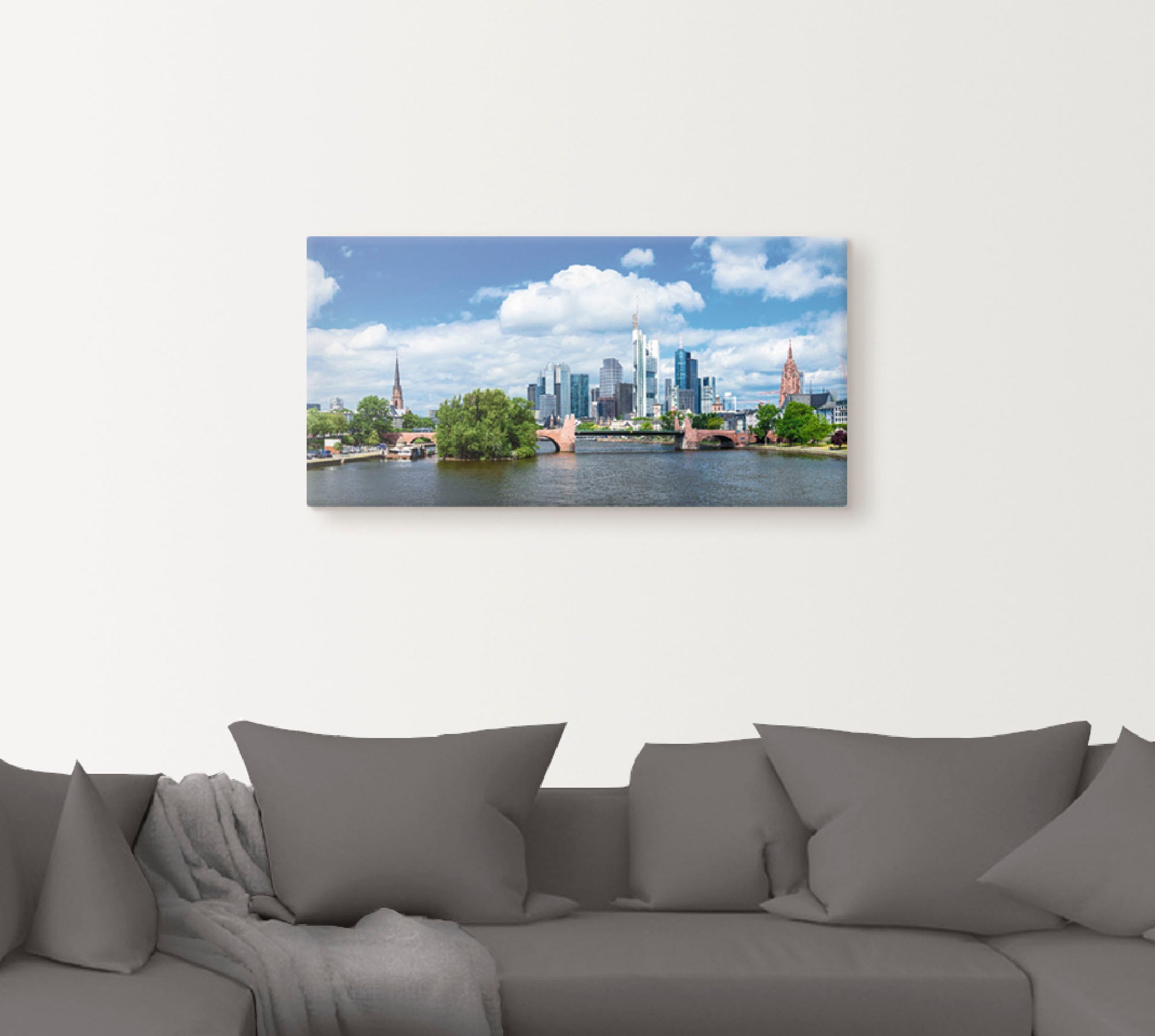 Artland Wandbild »Frankfurt am Main«, Deutschland, (1 St.), als Alubild, Ou günstig online kaufen