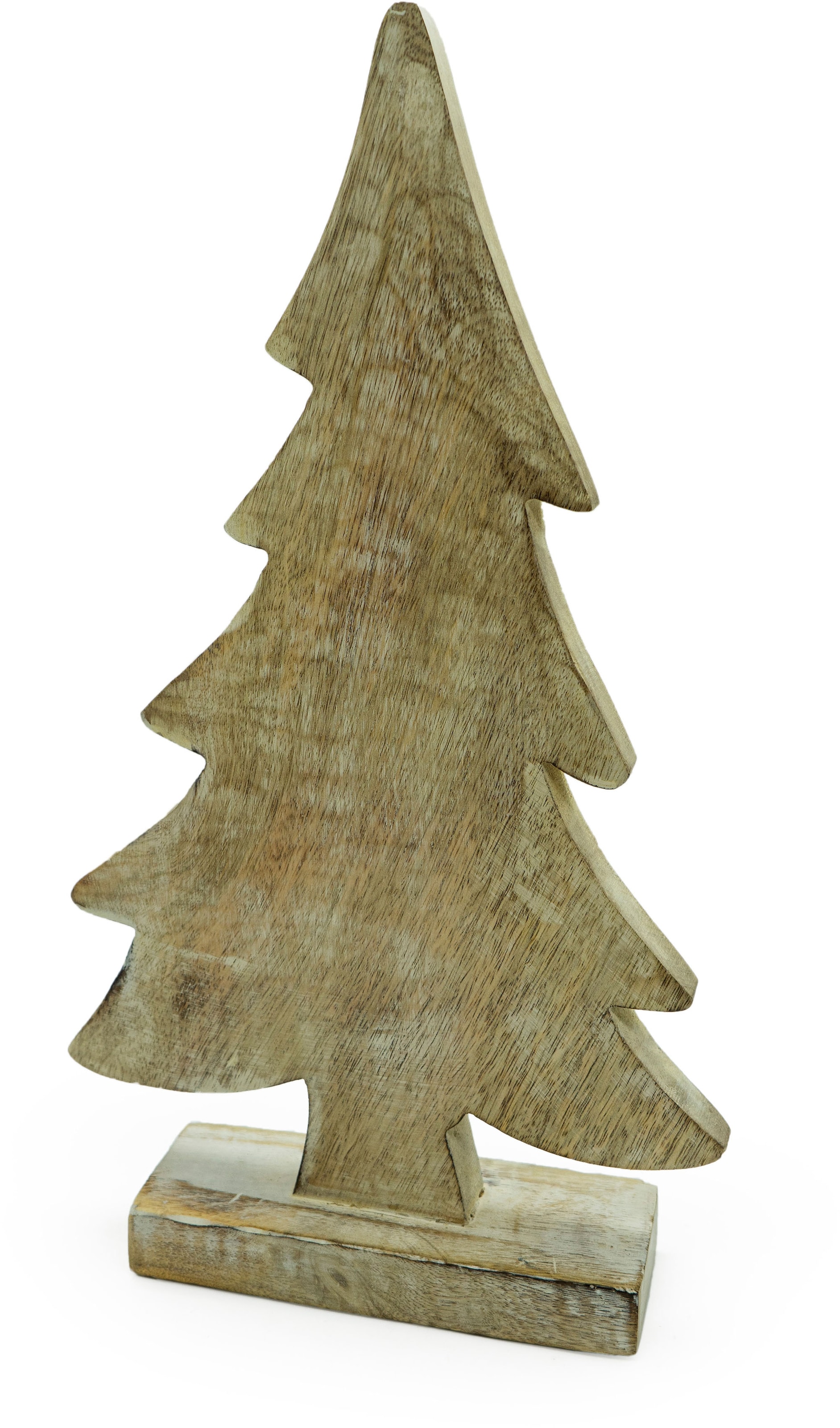 NOOR LIVING Dekobaum »Weihnachtsdeko«, Tannenbaum aus Mangoholz, Höhe ca.  40 cm auf Rechnung bestellen