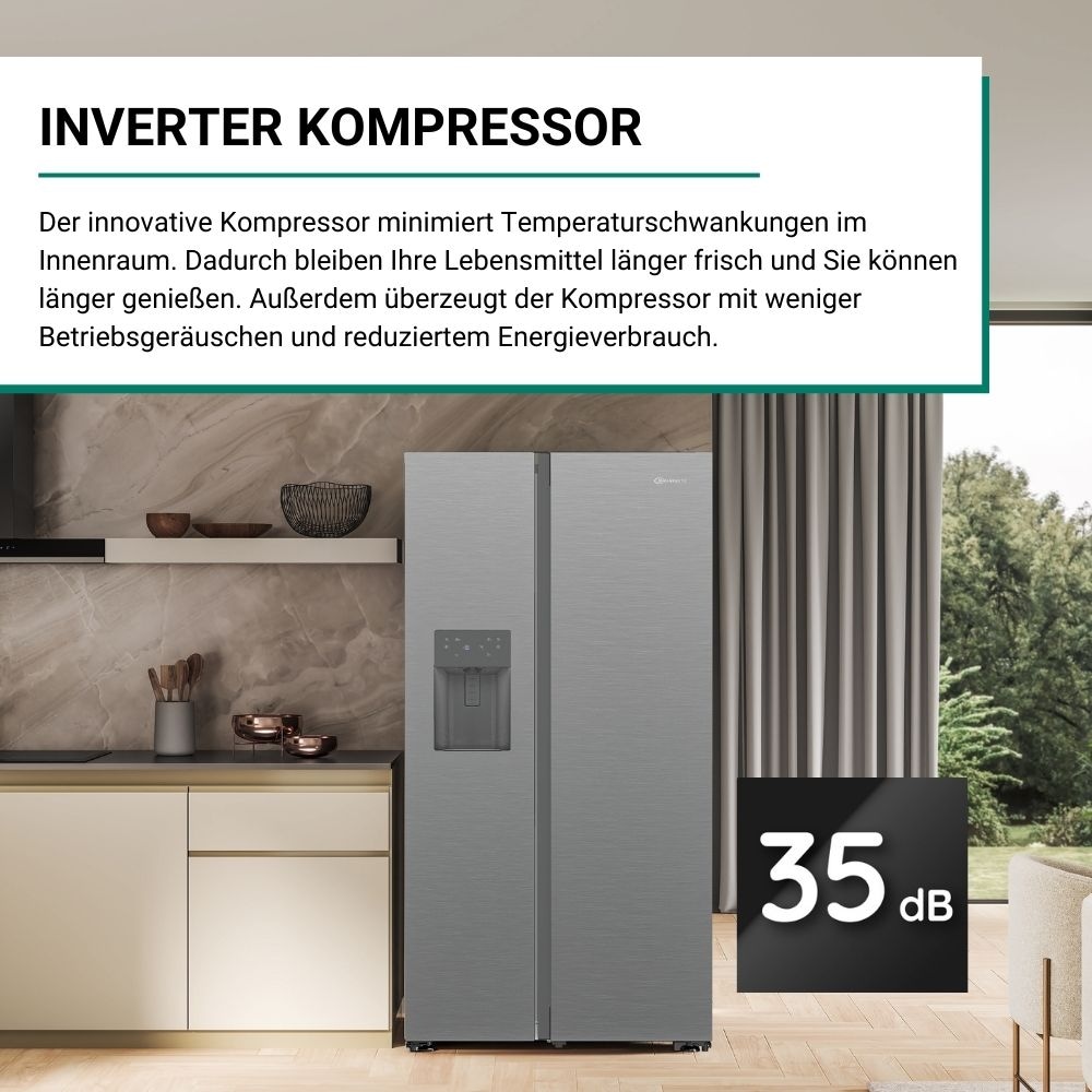 BAUKNECHT Side-by-Side »SBS IW E90 Pearl«