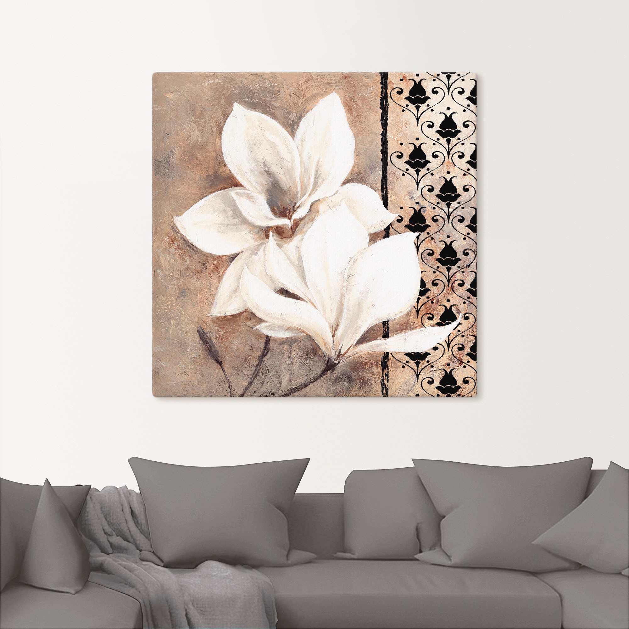 Artland Wandbild »Klassische Magnolien«, Blumenbilder, (1 St.), als Leinwandbild in verschied. Größen