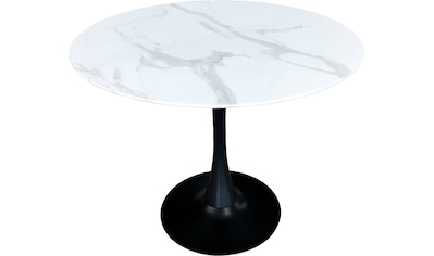 Esstisch »Alannah«, Tischplatte in Marmoroptik