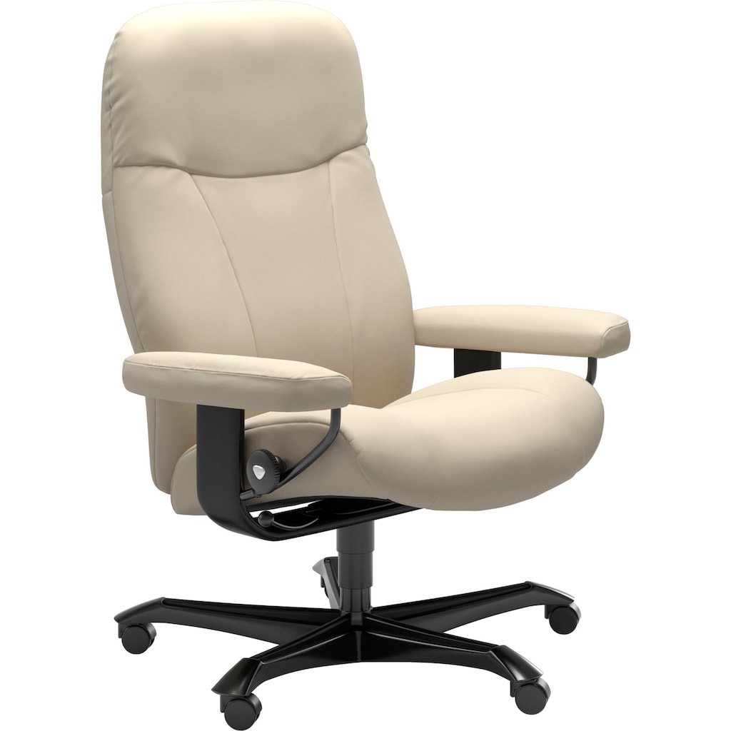 Stressless® Relaxsessel »Garda«, mit Home Office Base, Größe M, Gestell Schwarz