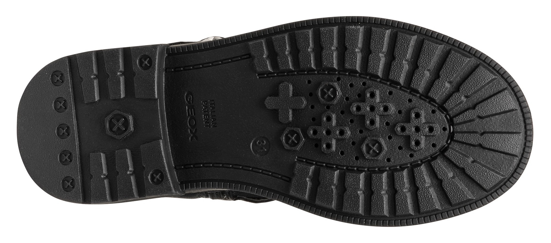 Geox Stiefelette »J ECLAIR GIRL X«, Bikerboots, Winterstiefel, Boots mit Warmfutter