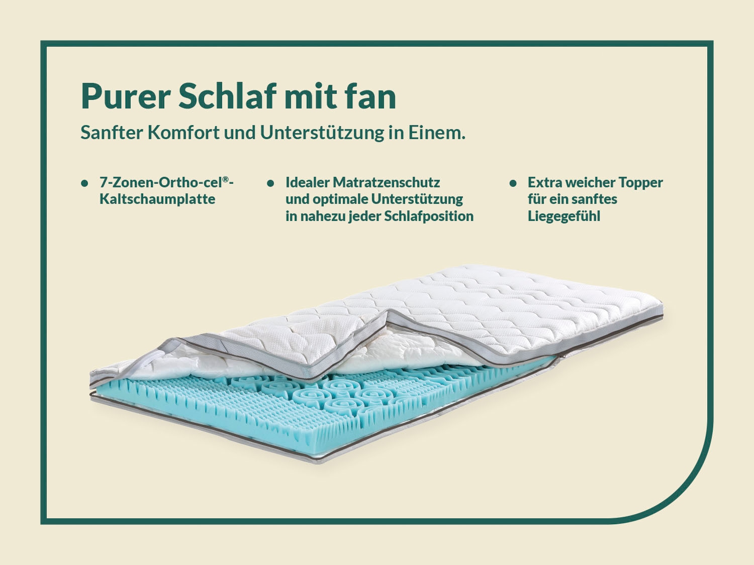 fan Topper »Topper XXL Soft Plus«, (1 St.)