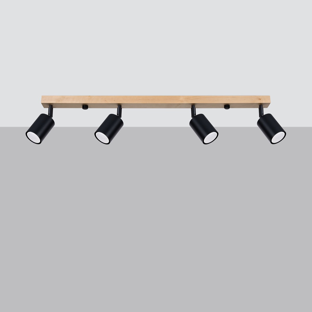 SOLLUX lighting Deckenleuchte »VERDO«, 4 flammig, Leuchtmittel GU10   ohne günstig online kaufen