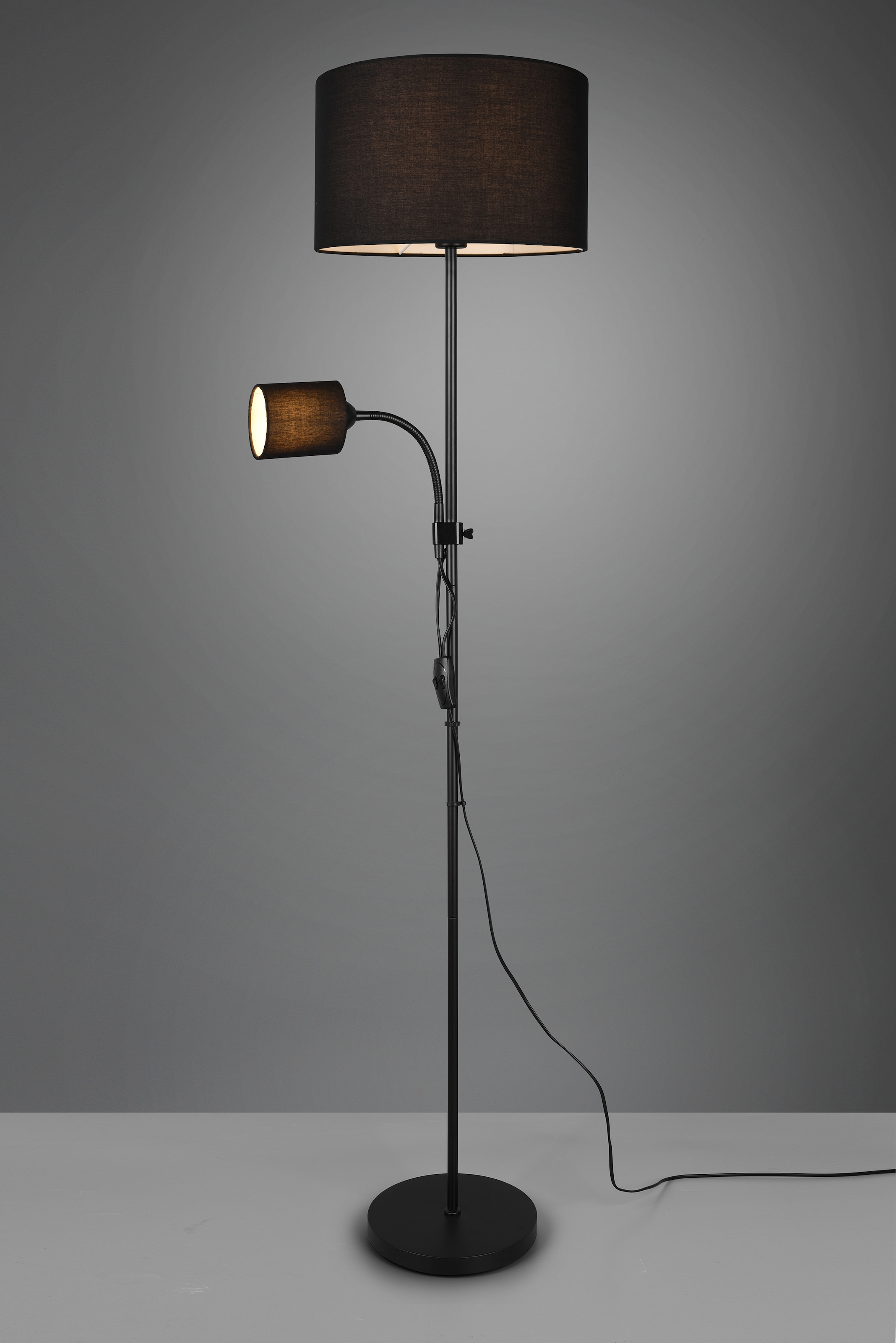 TRIO Leuchten Stehlampe bestellen 160 flexibel, Lesearm cm Höhe Getrennt »OWEN«, schaltbar, online