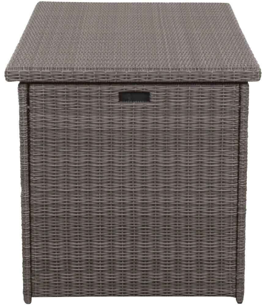 Siena Garden Kissenbox »Corido«, BxT: 85x167 cm, in charcoal grey, mit 2 Dämpfern