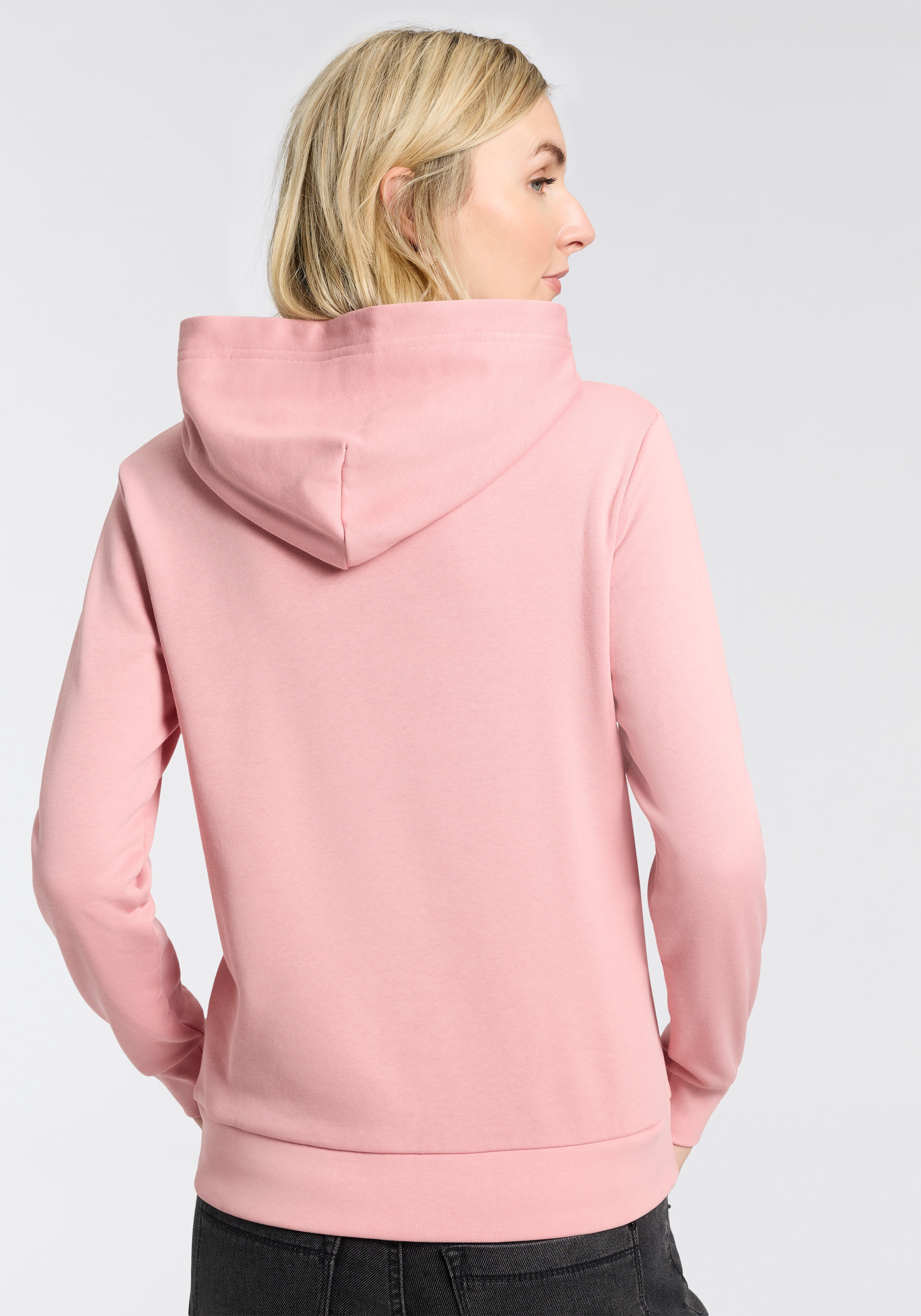 Gant Hoodie »REG GRAPHIC HOODIE« gerippte Abschlüsse, Kapuze ohne Kordel