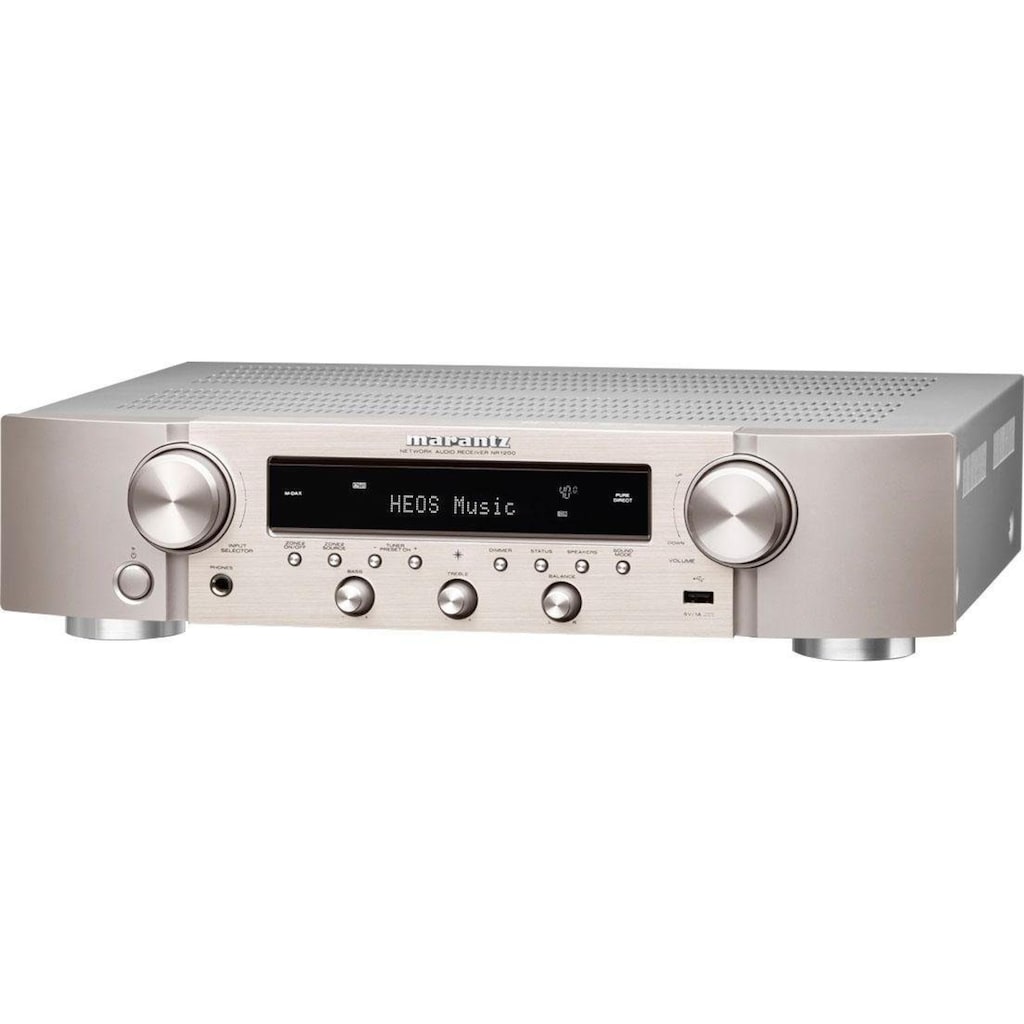Marantz Stereo-Netzwerk-Receiver »NR1200«, 2, (Bluetooth-WLAN DAB+-FM-Tuner-Internetradio-Sprachsteuerung)