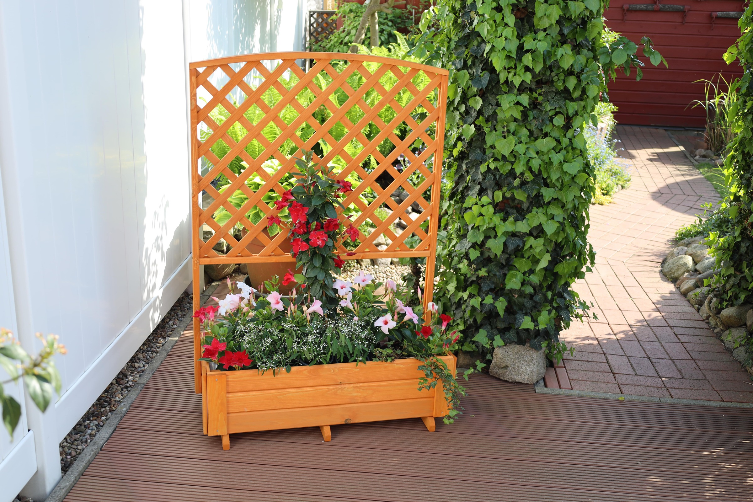 promadino Spalier, mit Pflanzkasten, BxT: 91x41 cm, versch. Höhen