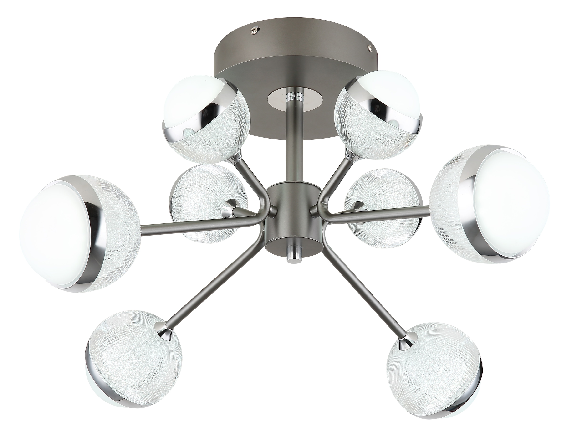 GLOBO LIGHTING LED Deckenleuchte »UNTSY«, Leuchtmittel LED-Modul | LED fest integriert, Deckenlampe/Wohnzimmer/Schlafzimmer/modern