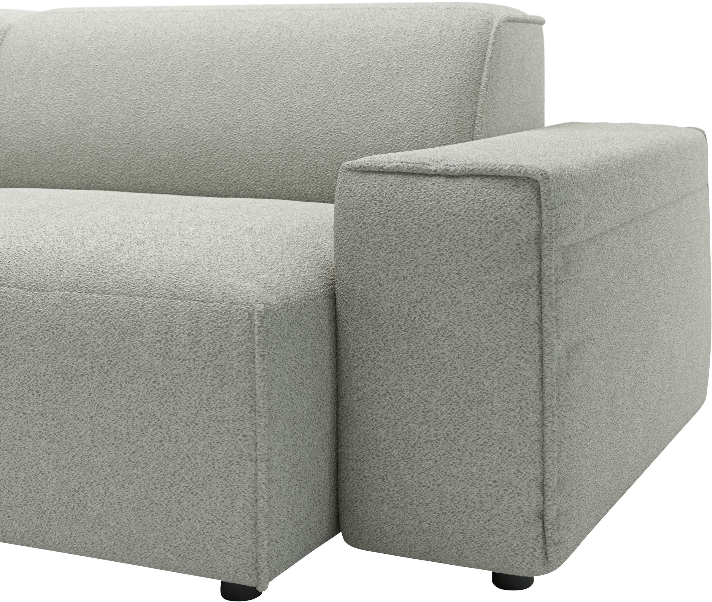 andas Ecksofa »Glimminge L-Form auch in Breitcord, Feincord + Easy care-Bezug,«, Breite 264, Zierkissen