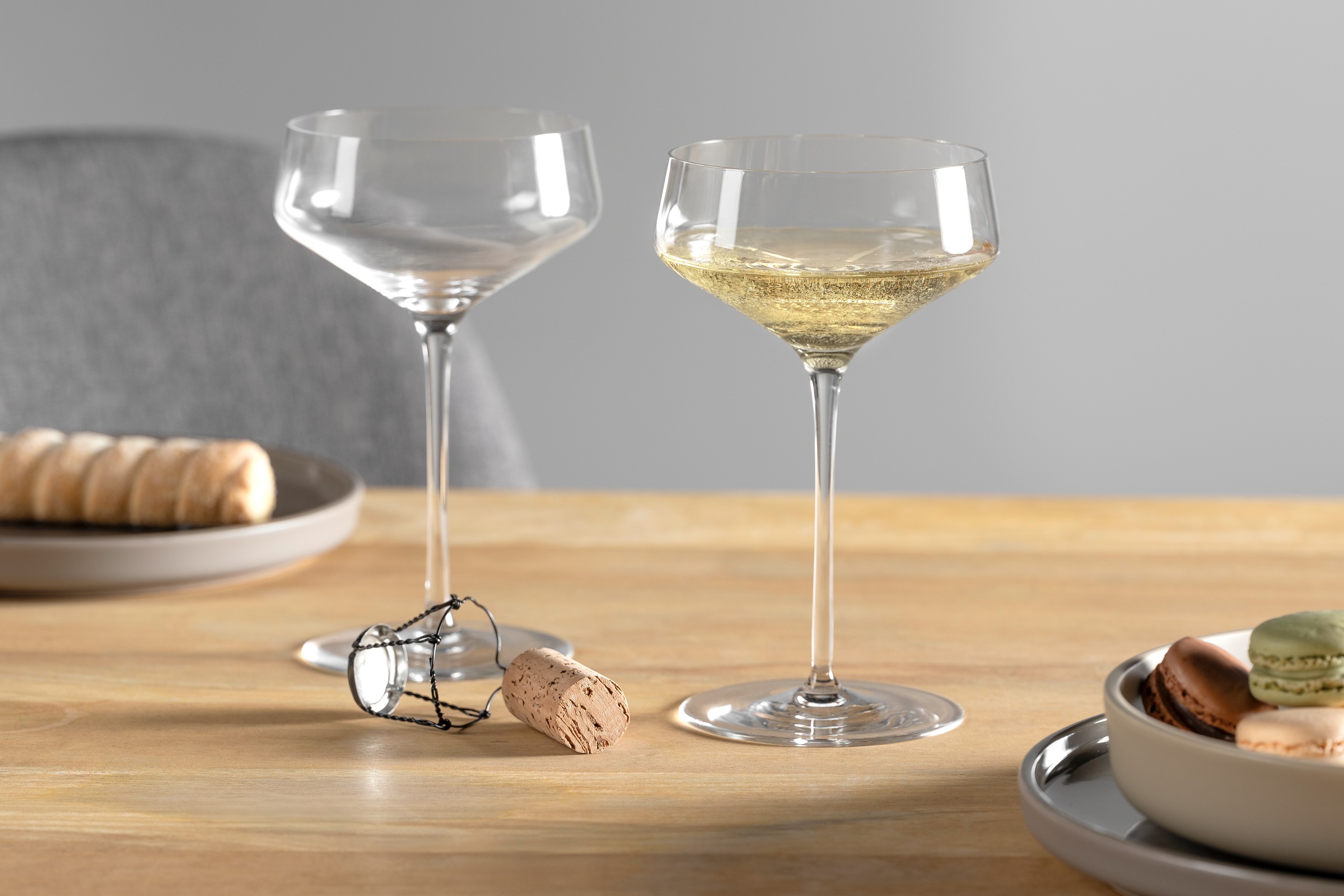 LEONARDO Champagnerglas »Champagnerschale PUCCINI, 350 ml, 6er-Set«, (Set, günstig online kaufen