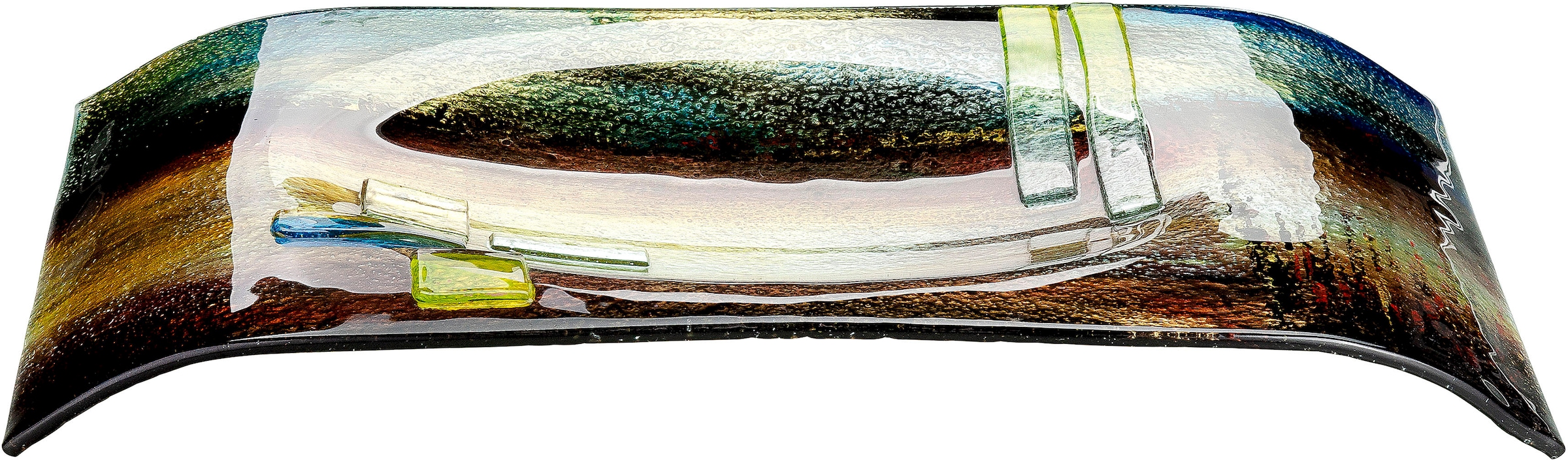 GILDE GLAS art Dekoschale »Schale dekorativ (1 aus rechteckig«, mundgeblasen, St.), Glas, Wohnzimmer Campo, im Esszimmer bestellen & auf Rechnung
