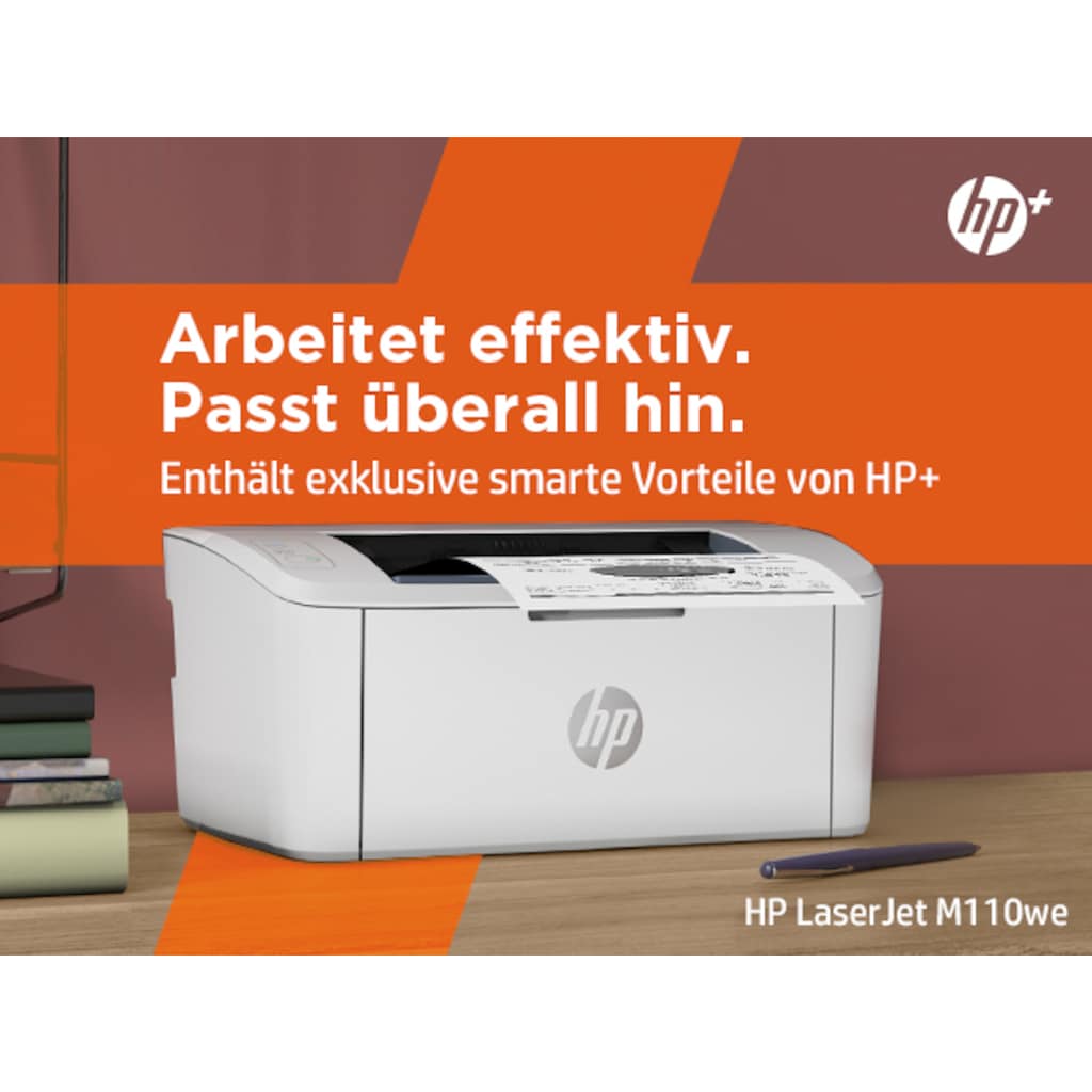 HP Laserdrucker »LaserJetM110we, Schwarzweiß, Wireless«