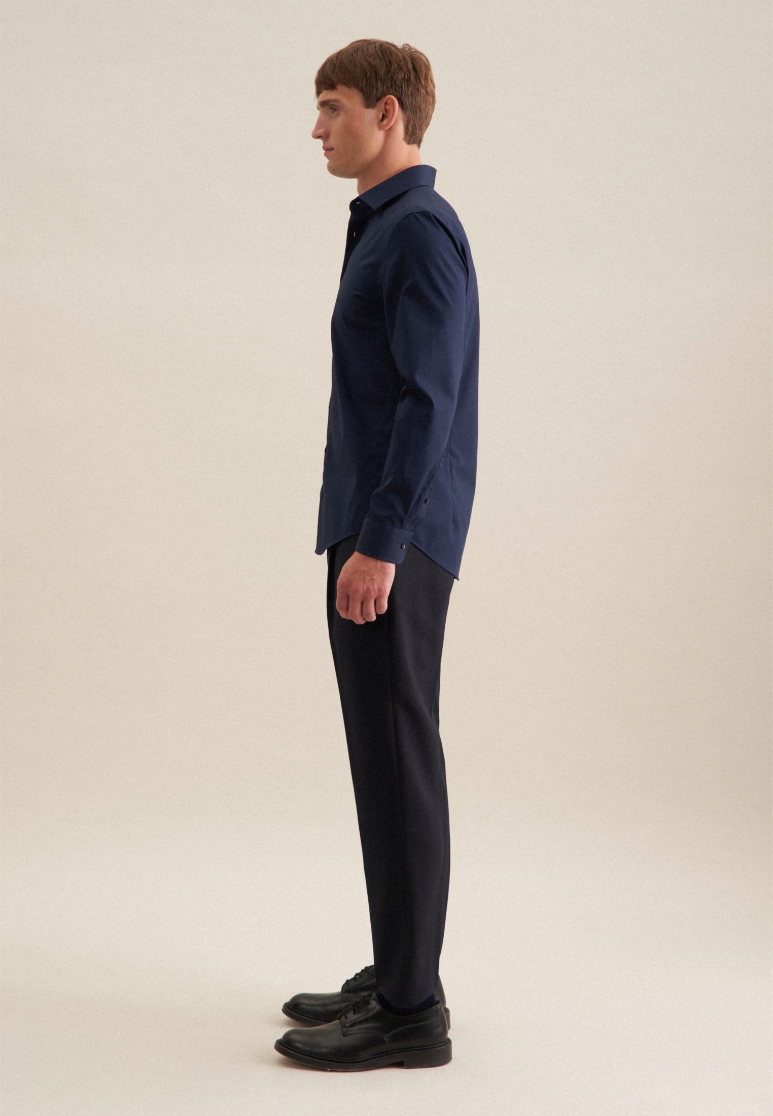 seidensticker Businesshemd »Schwarze Rose« Slim 1/1 Kentkragen Uni