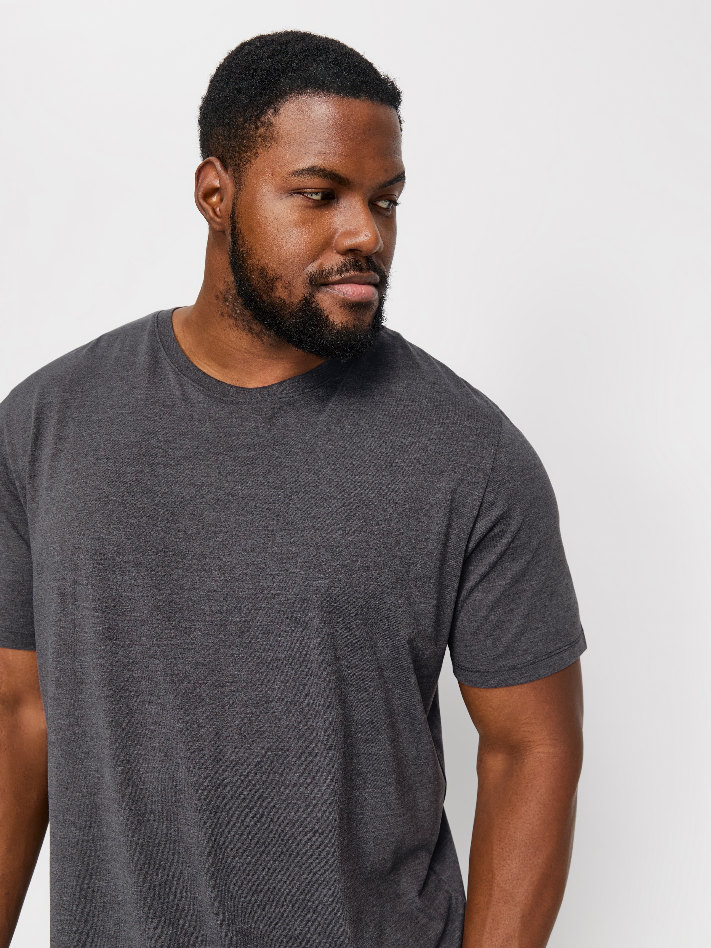Jack & Jones PlusSize Rundhalsshirt »JJEORGANIC MEL TEE SS O-NECK NOOS PLS«
