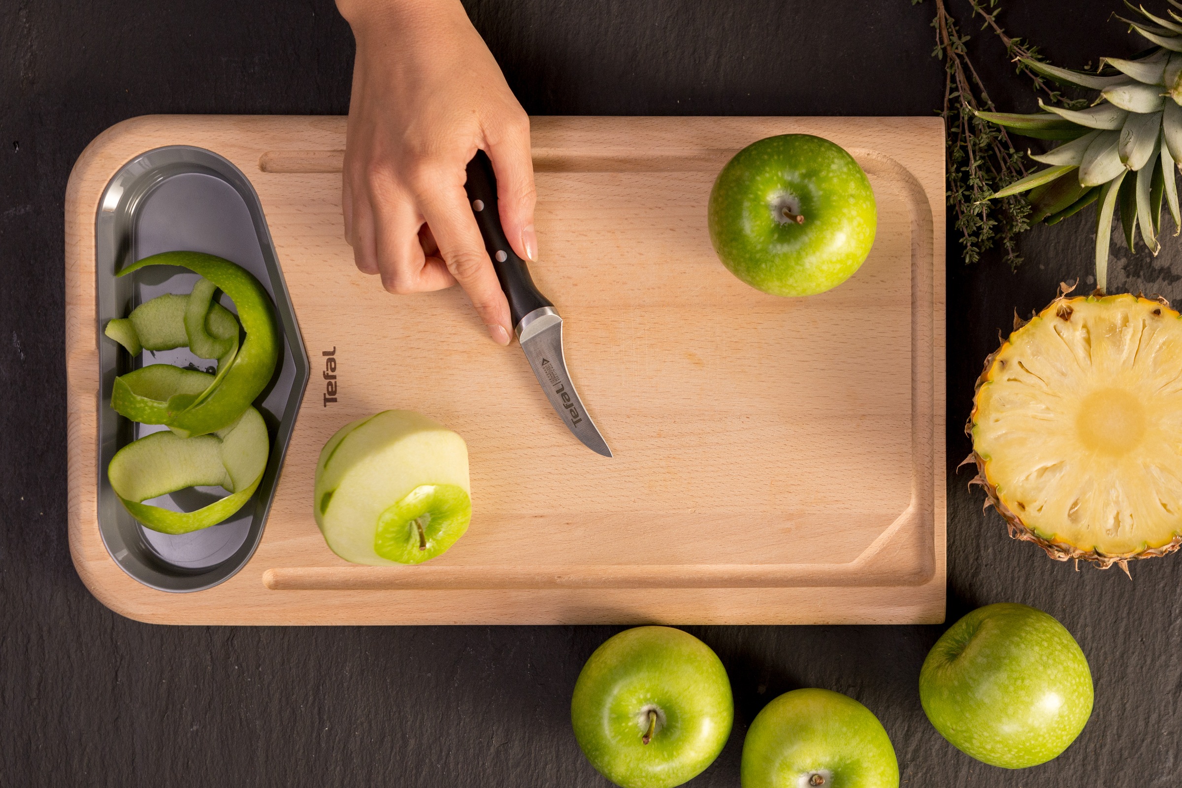 Tefal Schälmesser »Ice Force« rund, 7 cm, Eishärtungstechnologie, Klinge aus deutschem Edelstahl