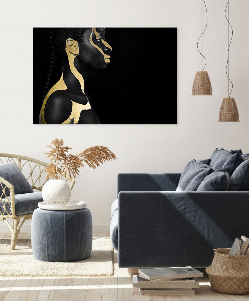 queence Acrylglasbild »Amun-Re« Bilder von Frauen   Fashion   Frau   Gemäld günstig online kaufen