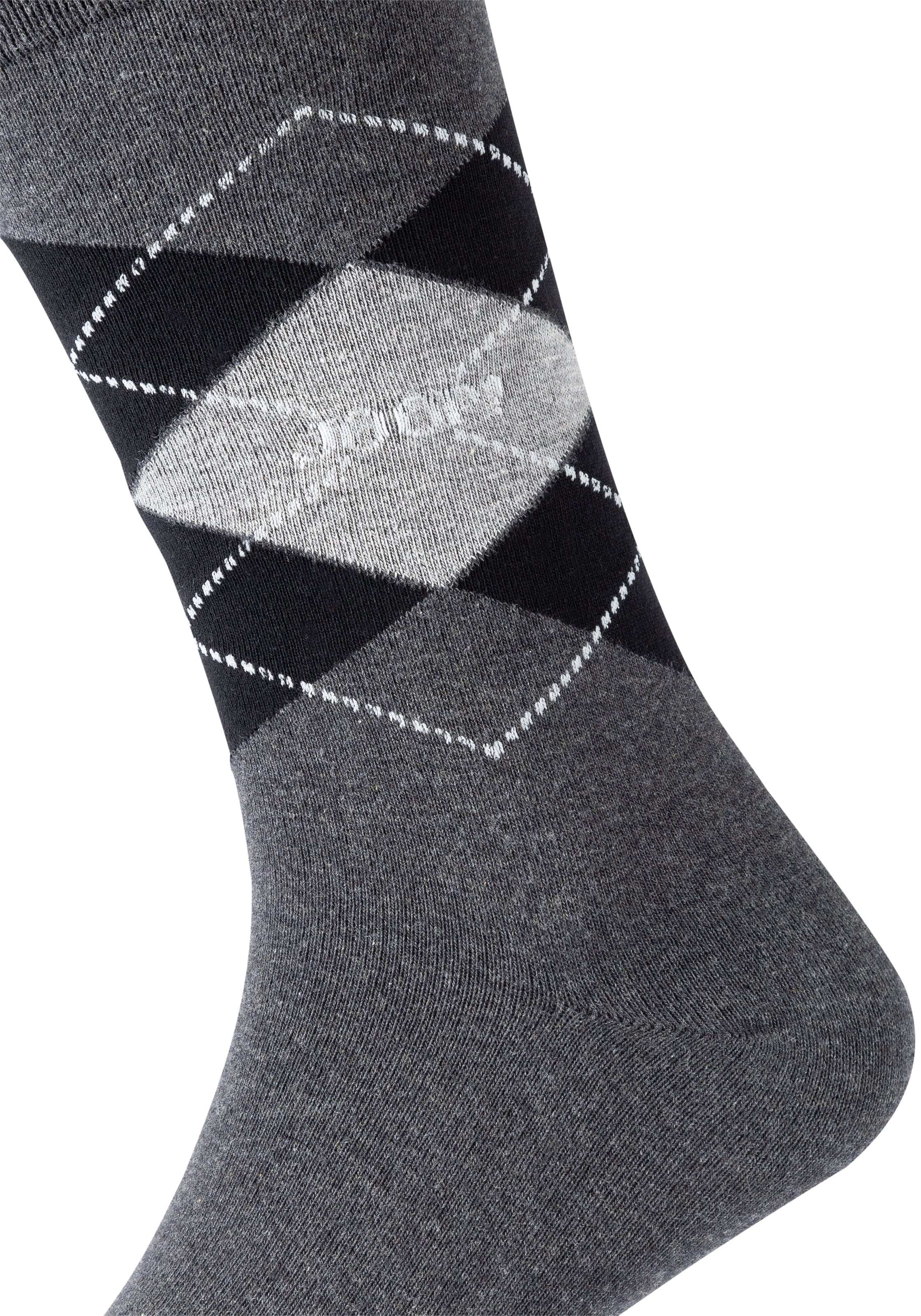 JOOP! Socken »premium essentials«, (2er Pack), Premium Qualität, verstärkte Ferse, verstärkte Zehen, Argyle Design
