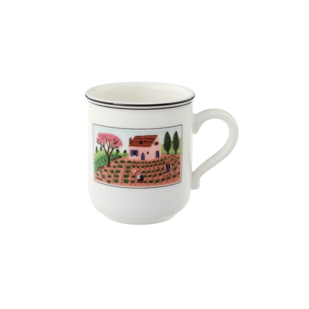 Villeroy & Boch Becher »Kaffeebecher Gärtner Design Naif 300 ml bunt« günstig online kaufen